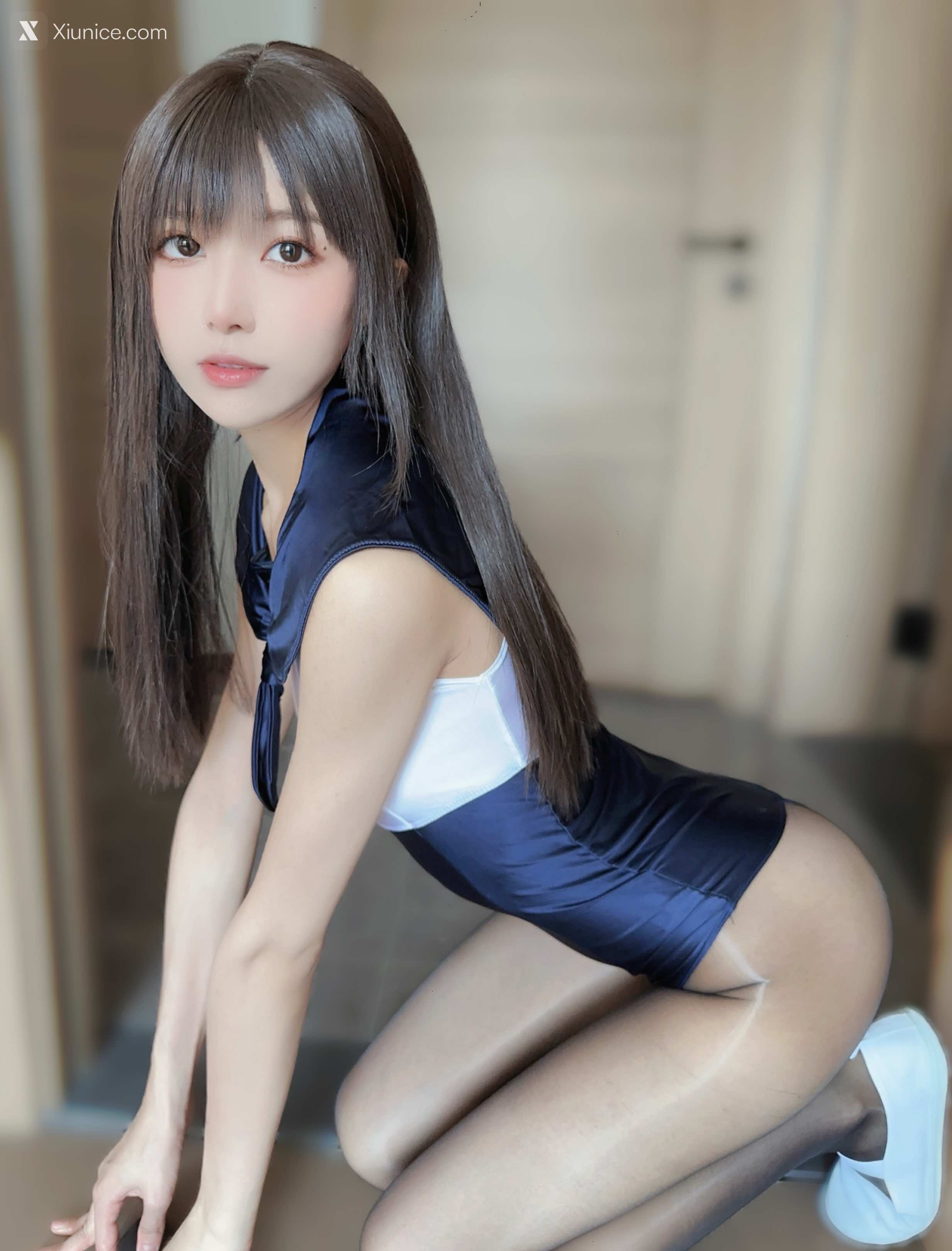 布丁大法 Pudding Dafa Xiunice.com 无内黑丝蜜臀美腿 24
