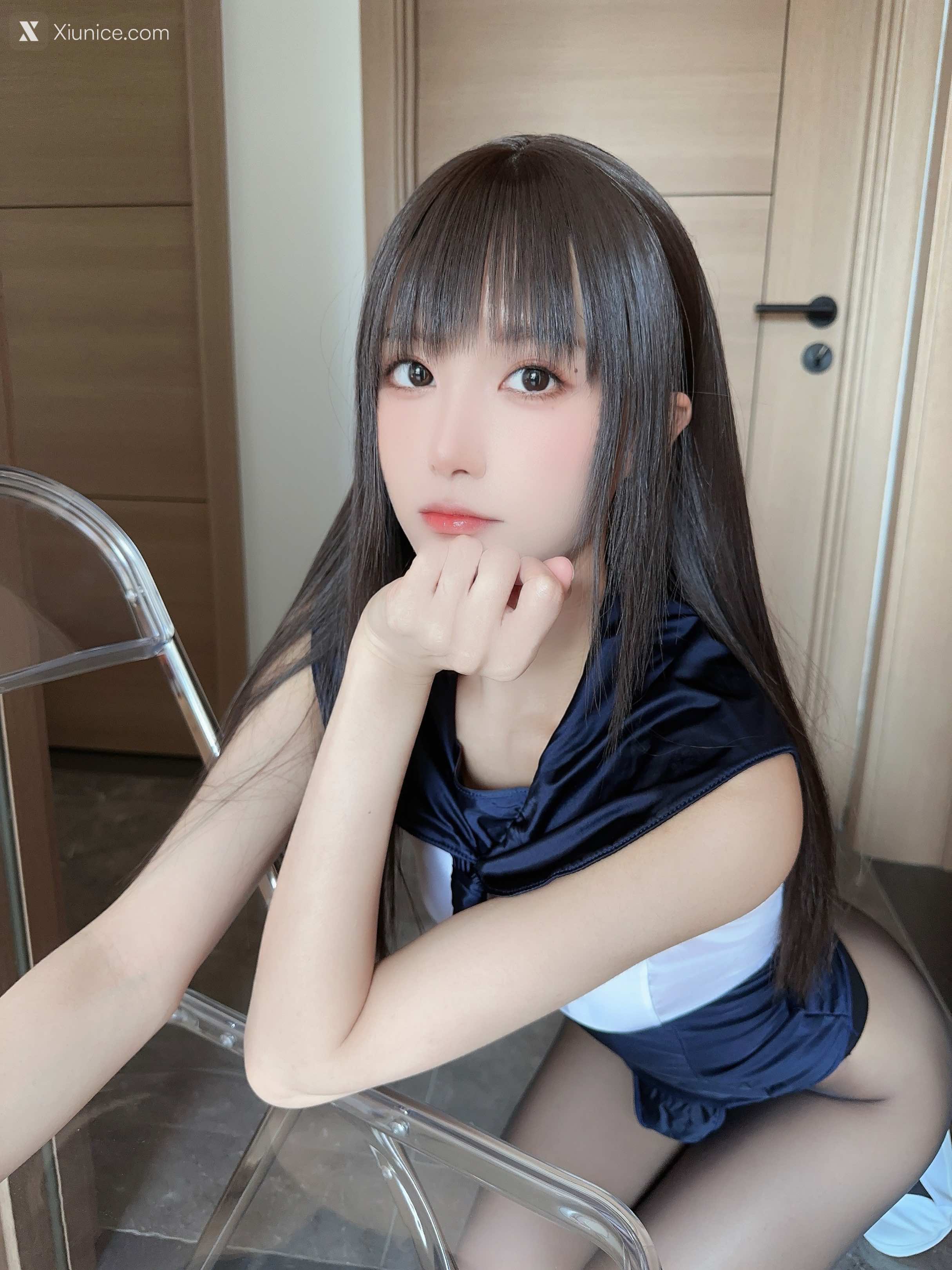 布丁大法 Pudding Dafa Xiunice.com 无内黑丝蜜臀美腿 74
