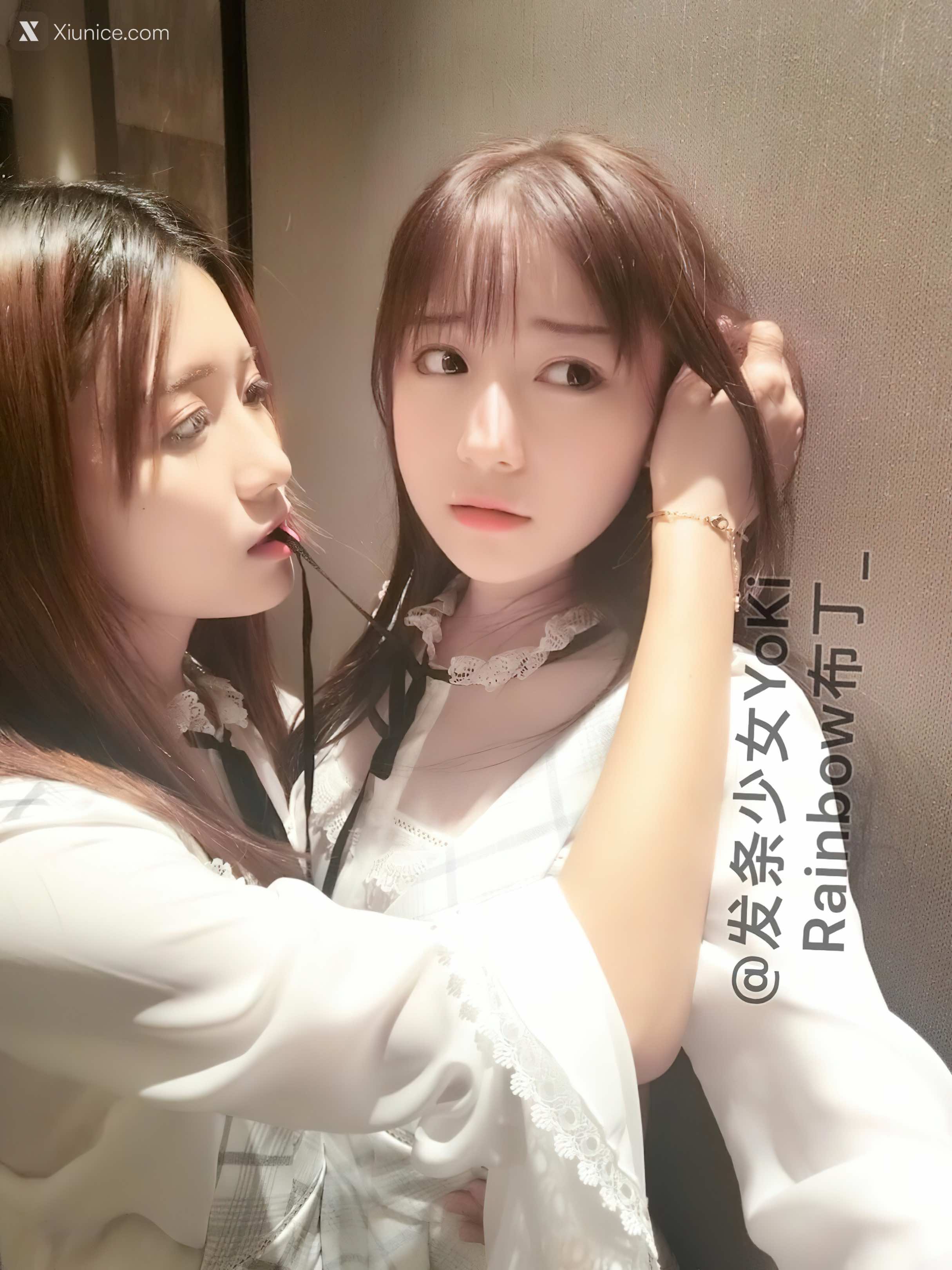 布丁大法 Pudding Dafa Xiunice.com 白丝百合 与发条合作 1