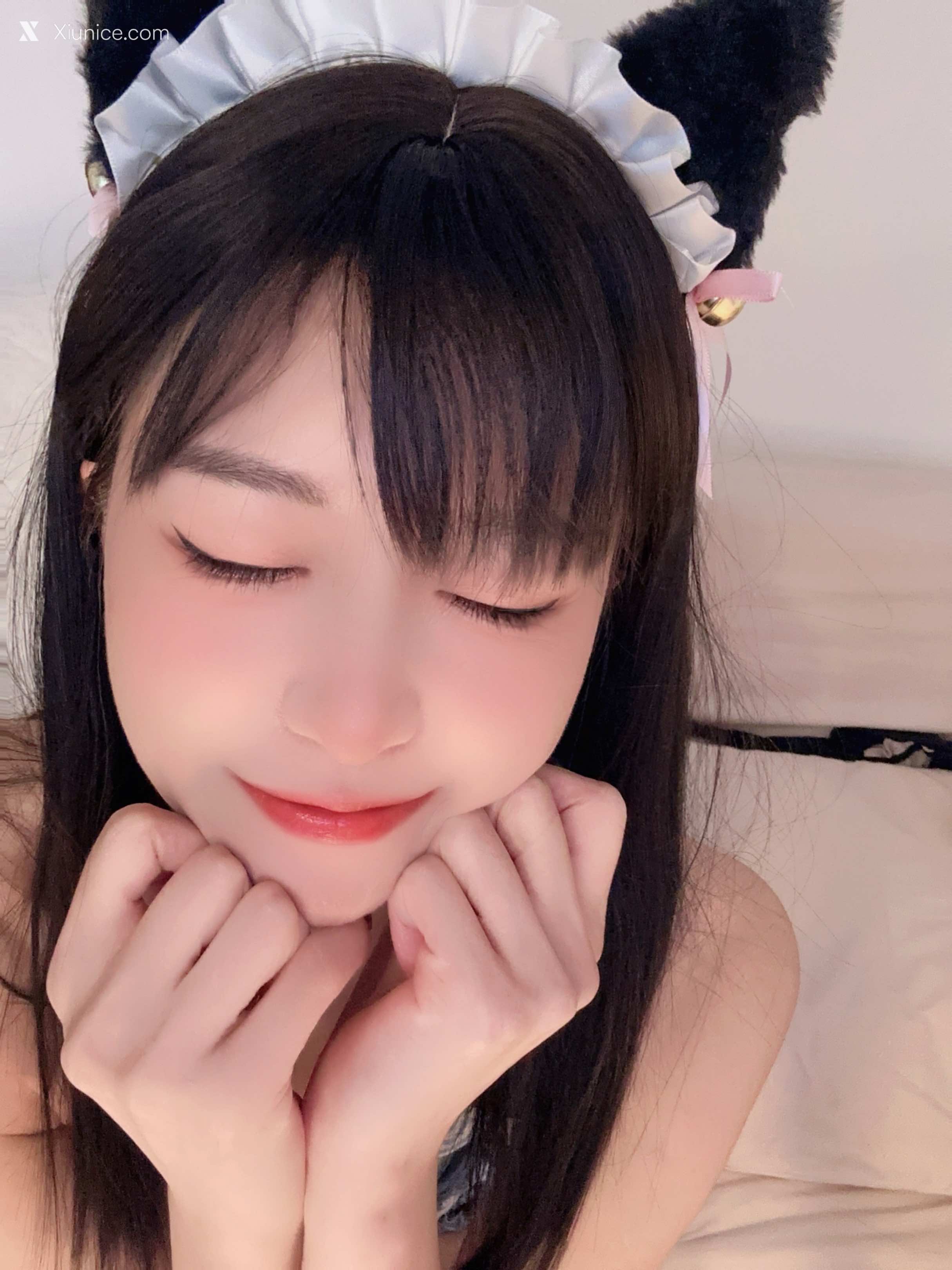 布丁大法 Pudding Dafa Xiunice.com 蓝白条纹喵 21