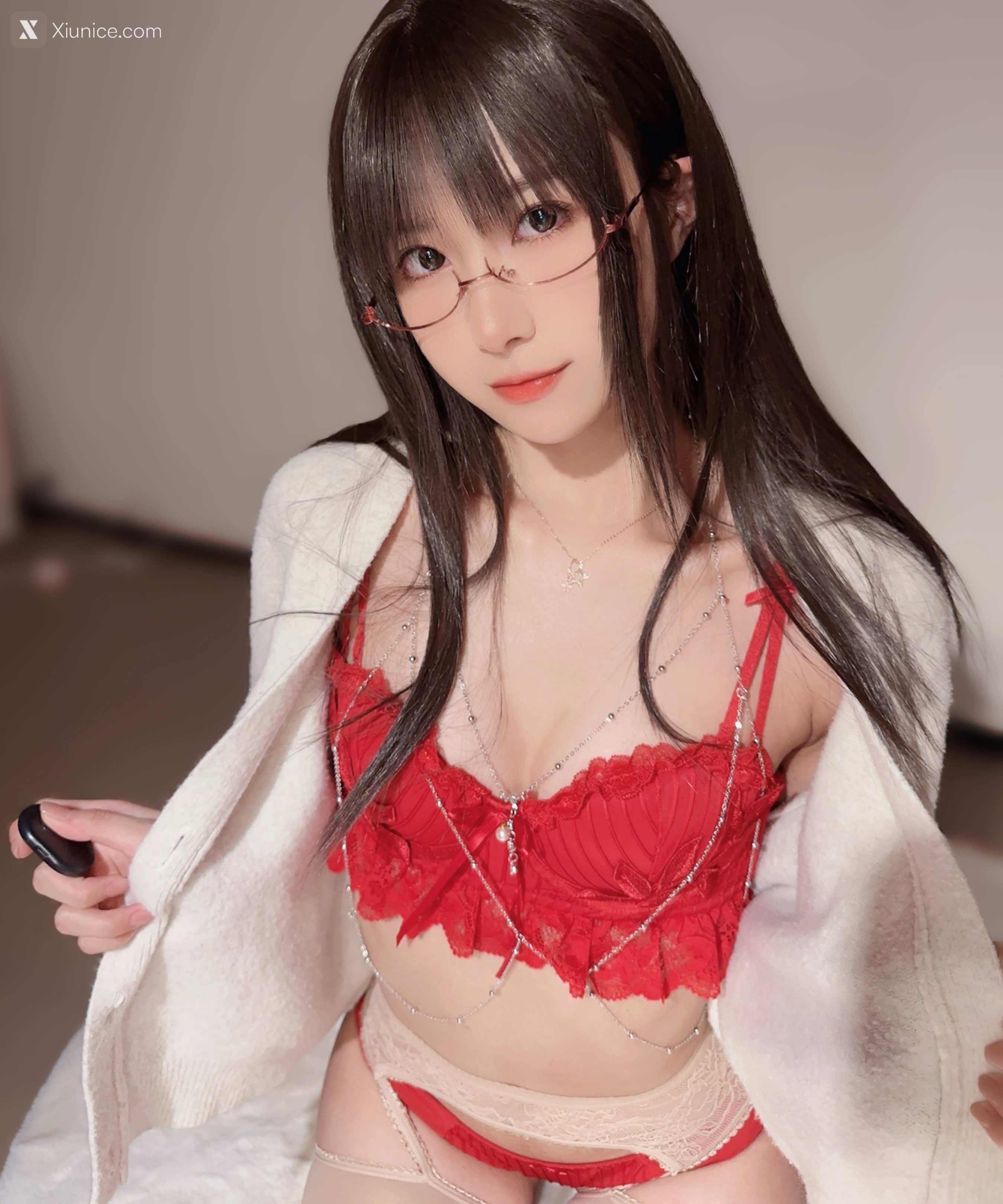 布丁大法 Pudding Dafa Xiunice.com 覆盆子眼镜娘 14
