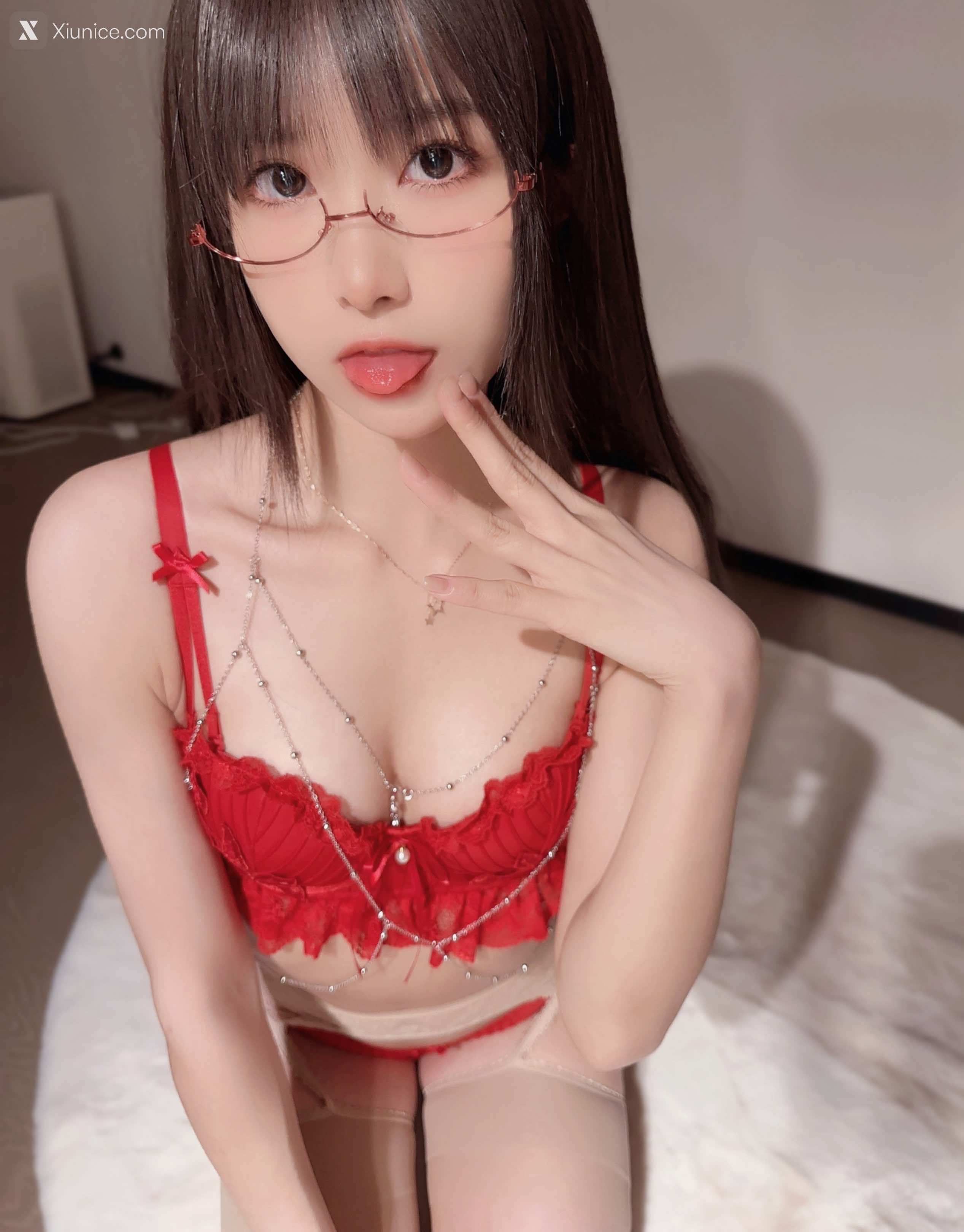 布丁大法 Pudding Dafa Xiunice.com 覆盆子眼镜娘 25