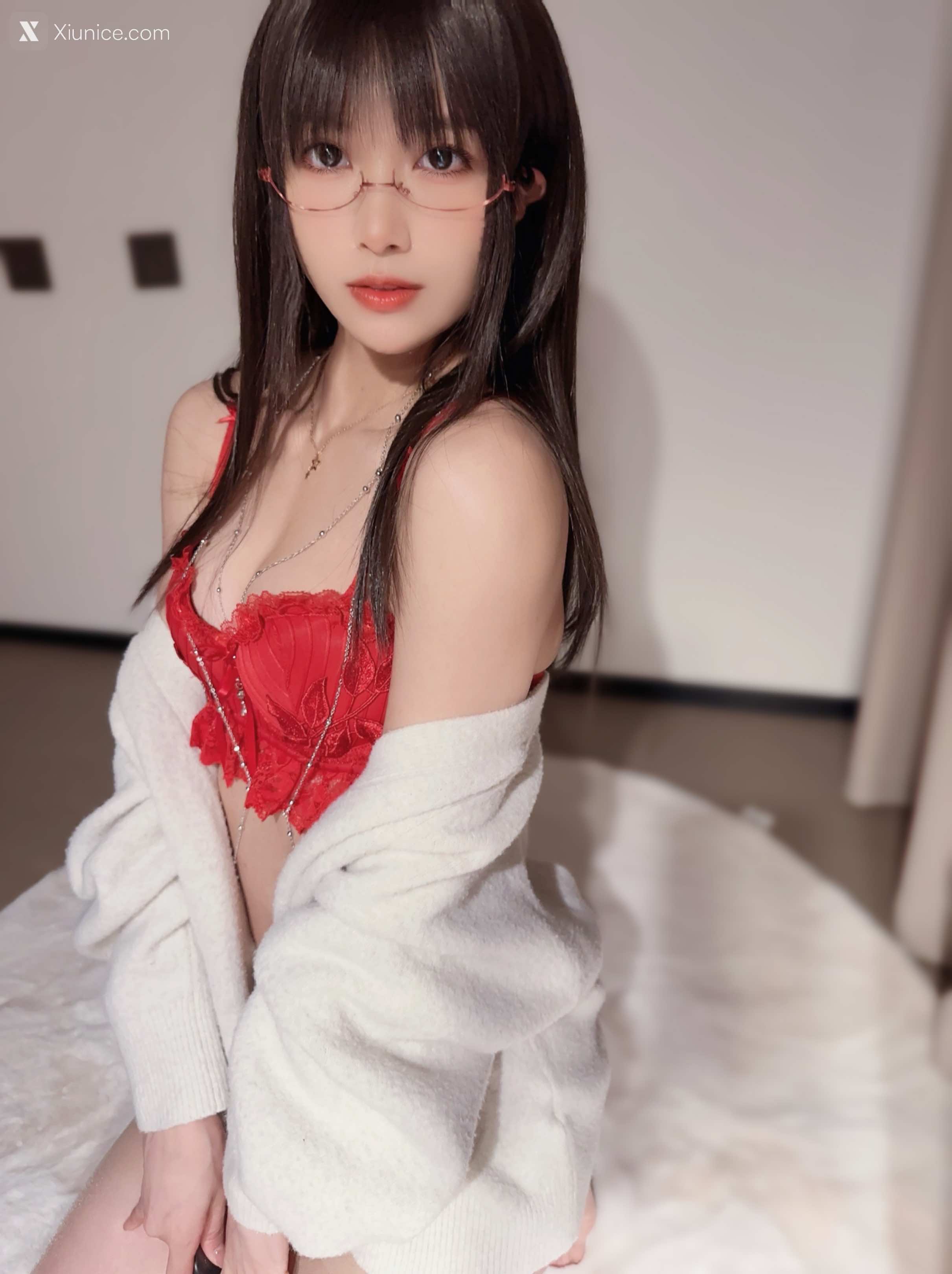 布丁大法 Pudding Dafa Xiunice.com 覆盆子眼镜娘 42