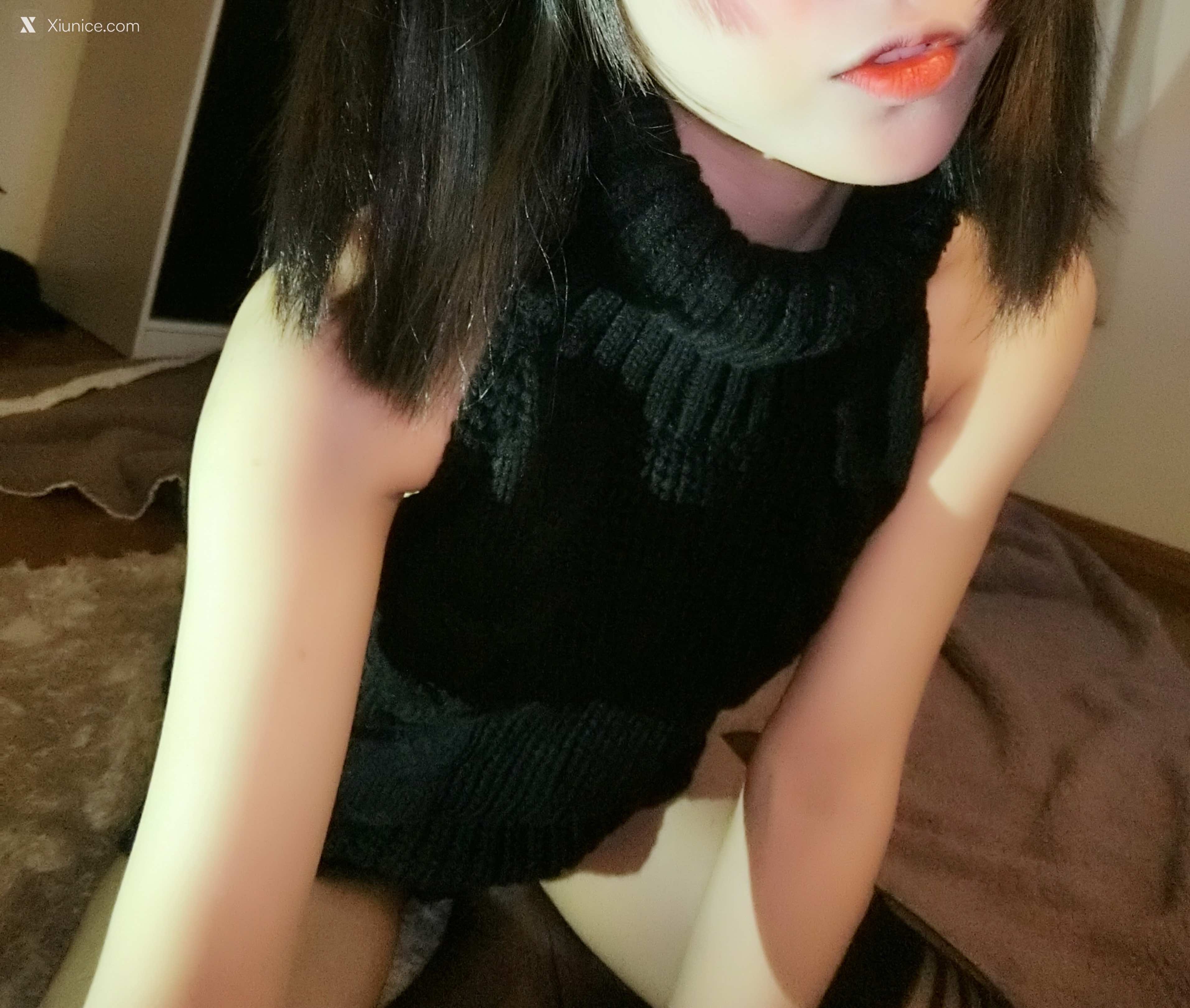 布丁大法 Pudding Dafa Xiunice.com VIP图包之毛衣黑丝无修正原版 12
