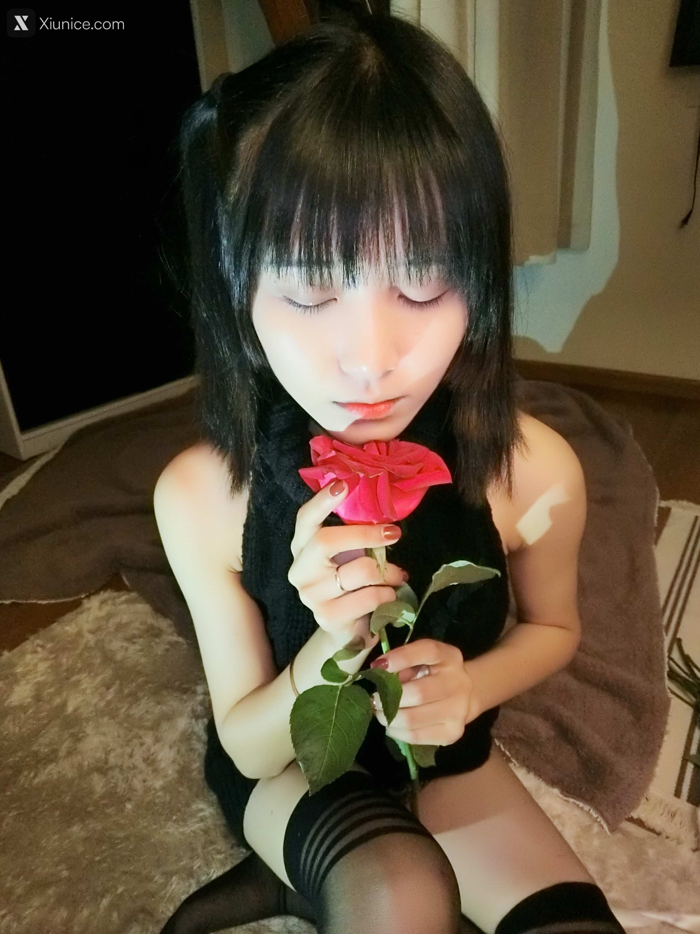 布丁大法 Pudding Dafa Xiunice.com VIP图包之毛衣黑丝无修正原版 22