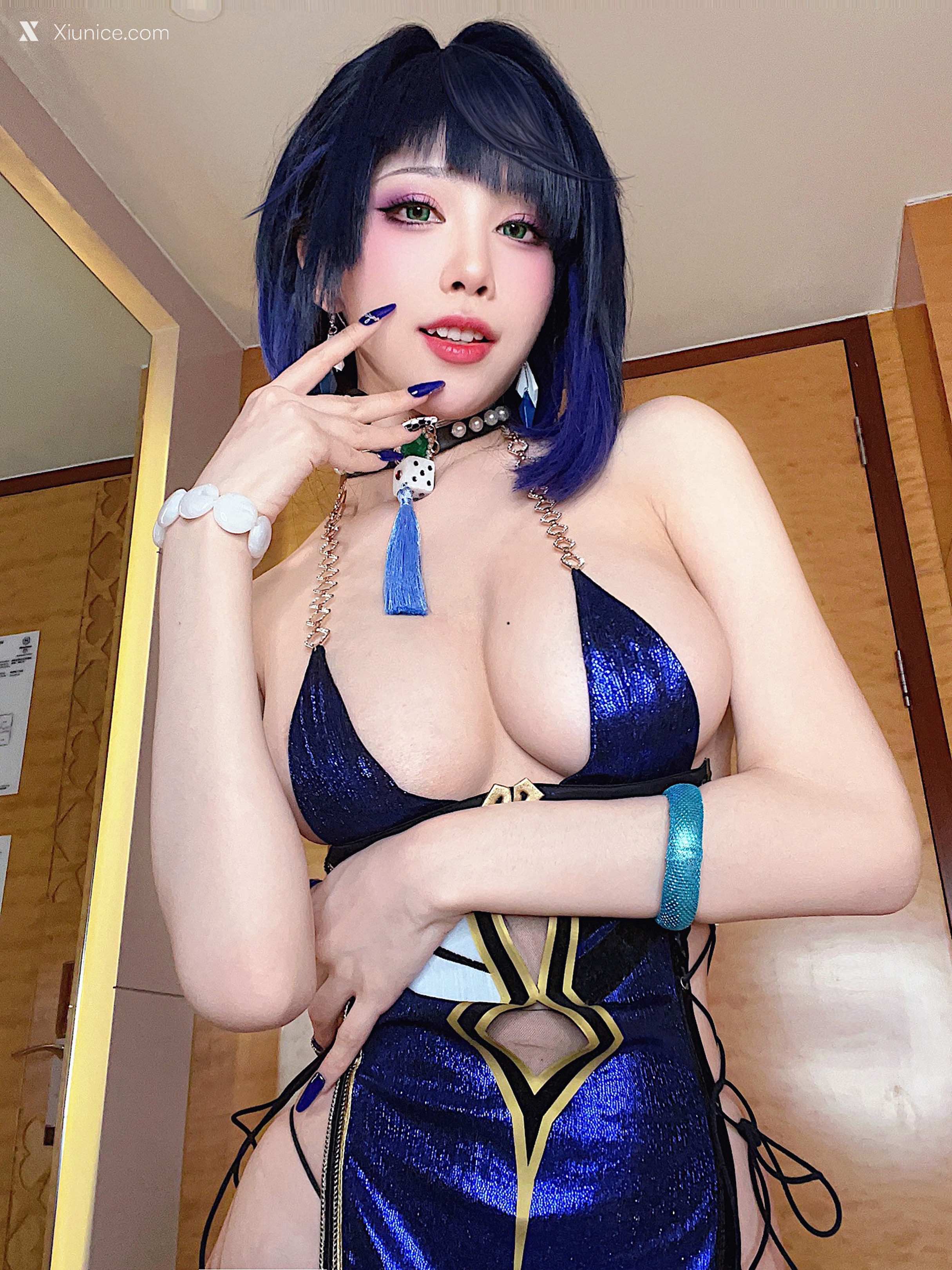 Aqua 夜阑同人礼服+自拍 102