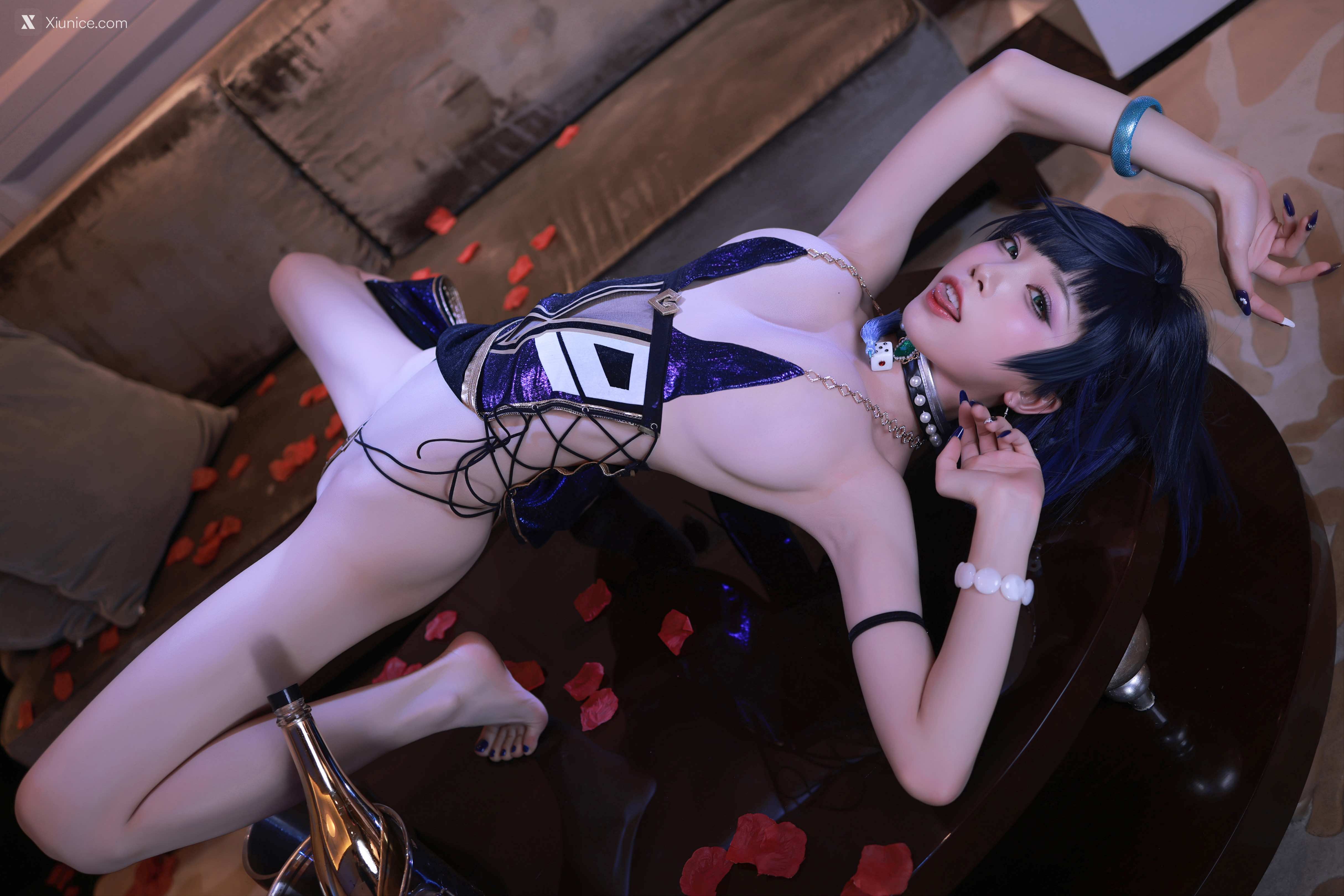 Aqua 夜阑同人礼服+自拍 62