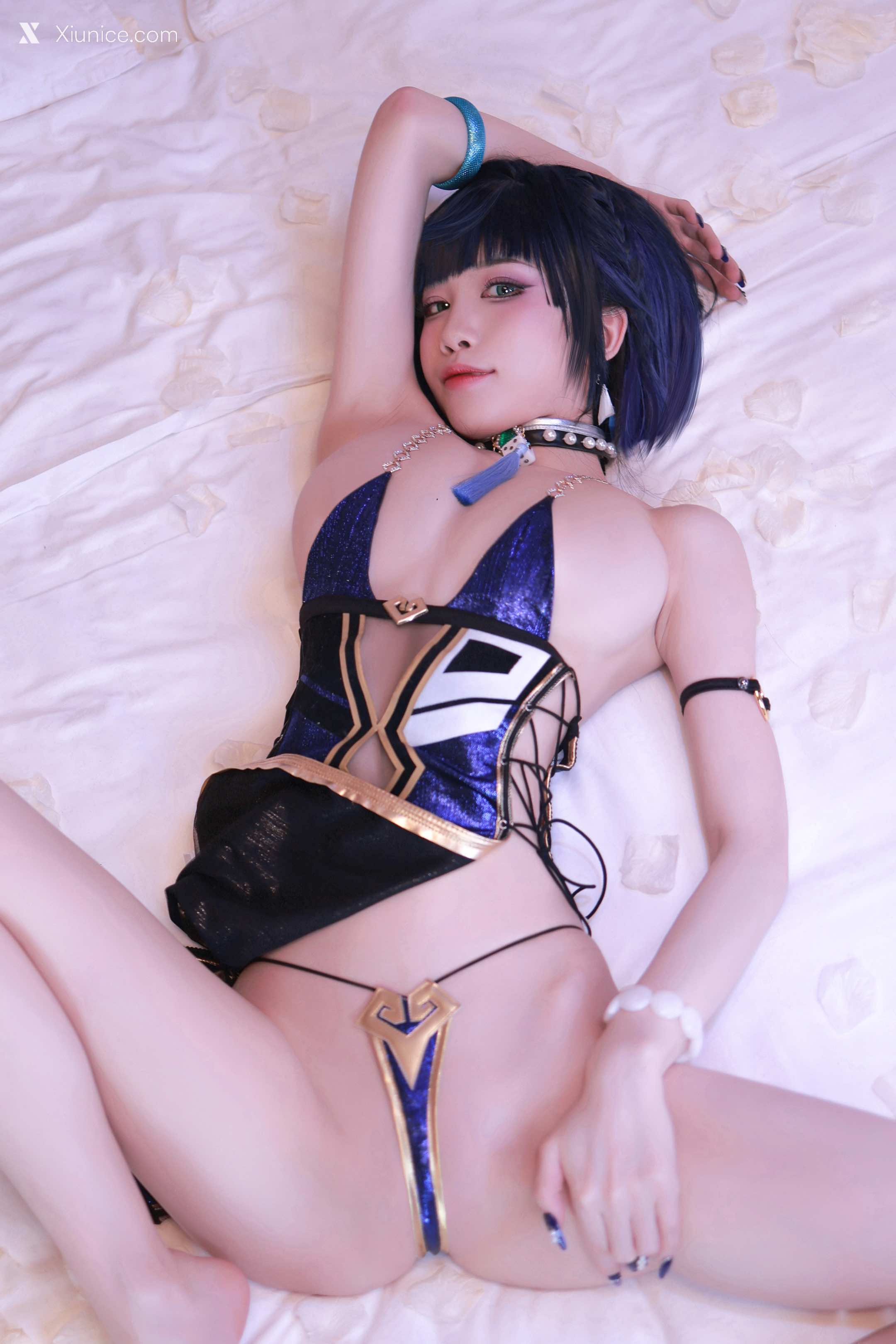 Aqua 夜阑同人礼服+自拍 78