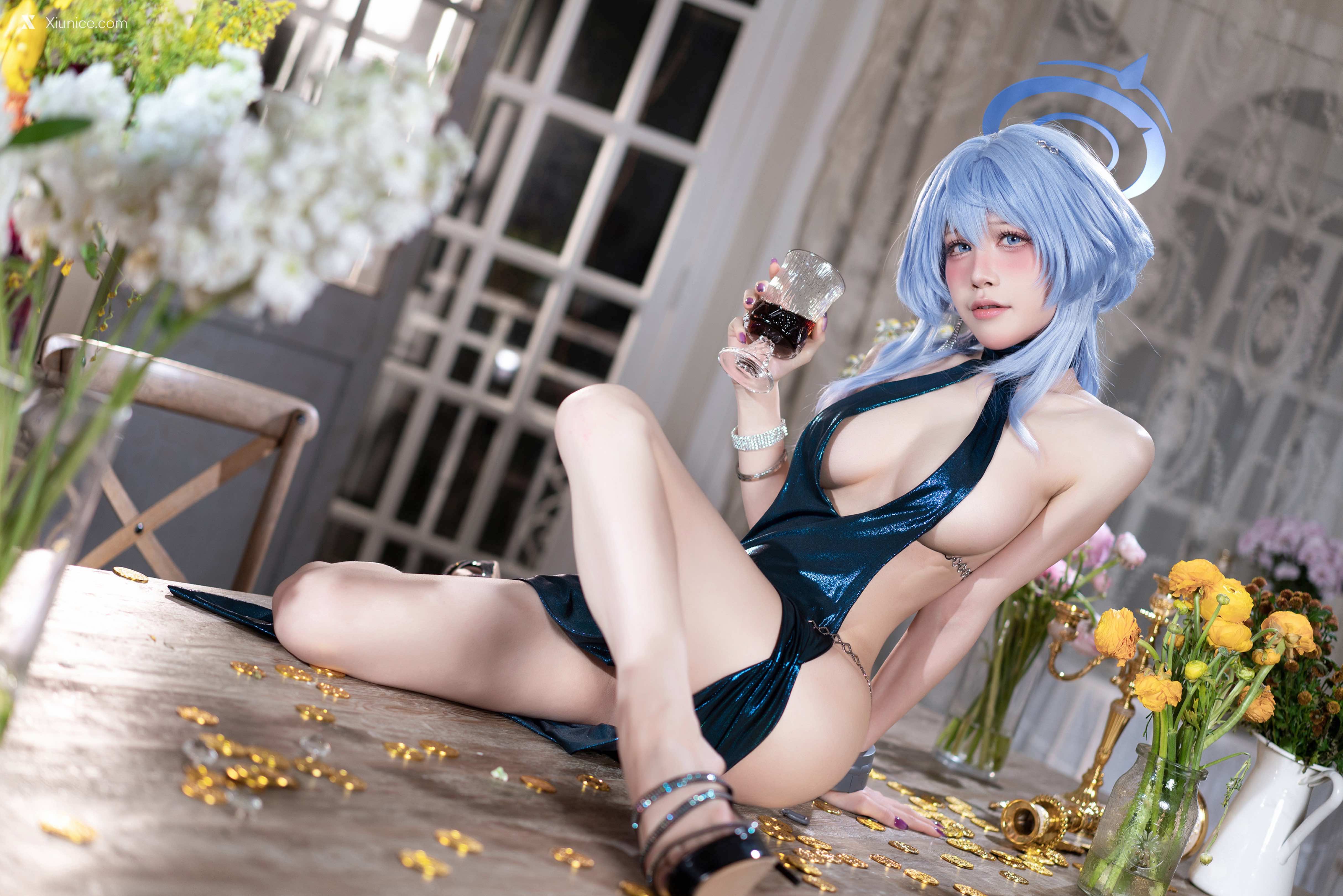 Aqua 碧蓝档案 天雨亚子礼服 67