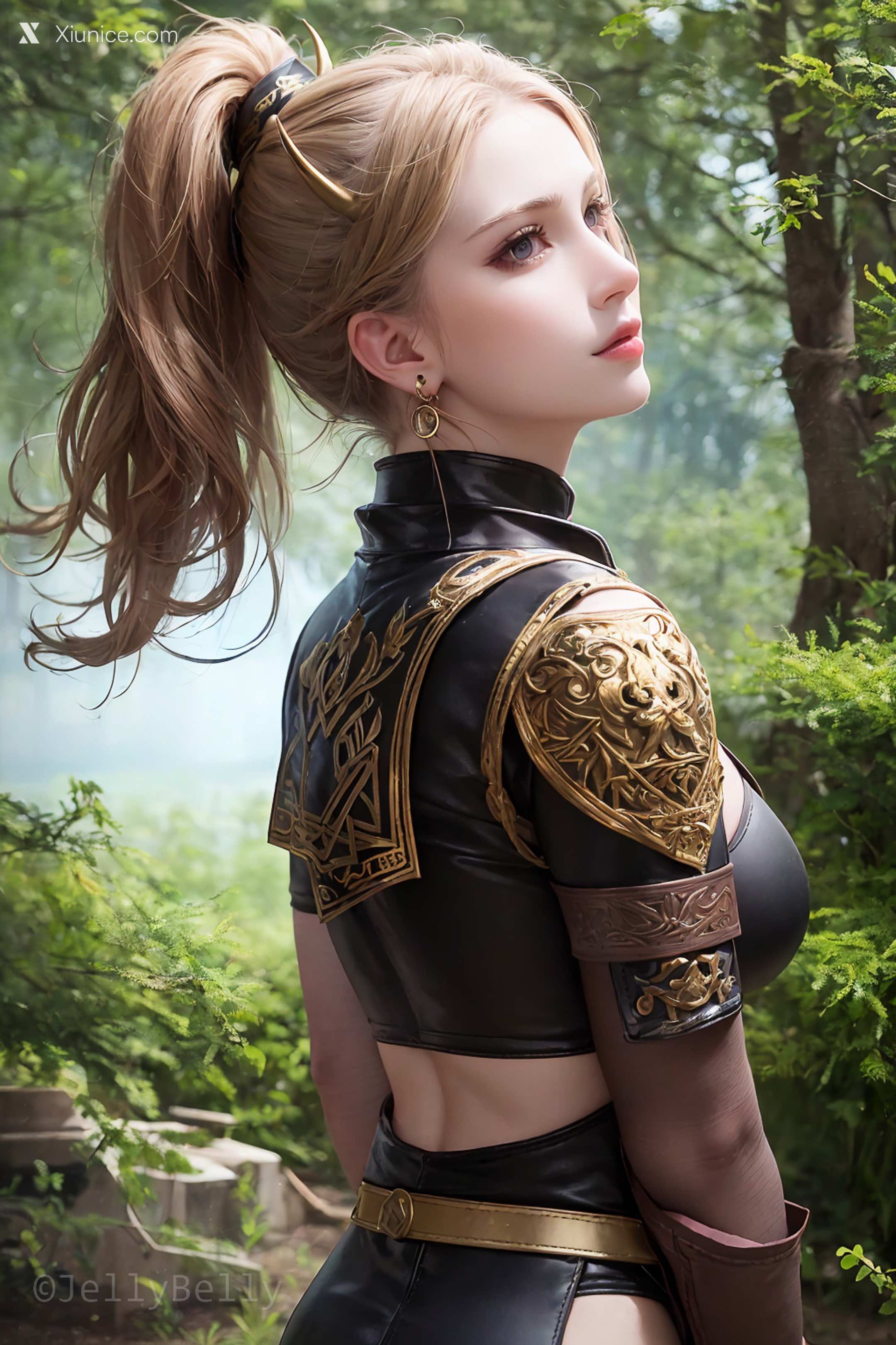 拟实 轉載 JellyBelly作品 女戰士 43