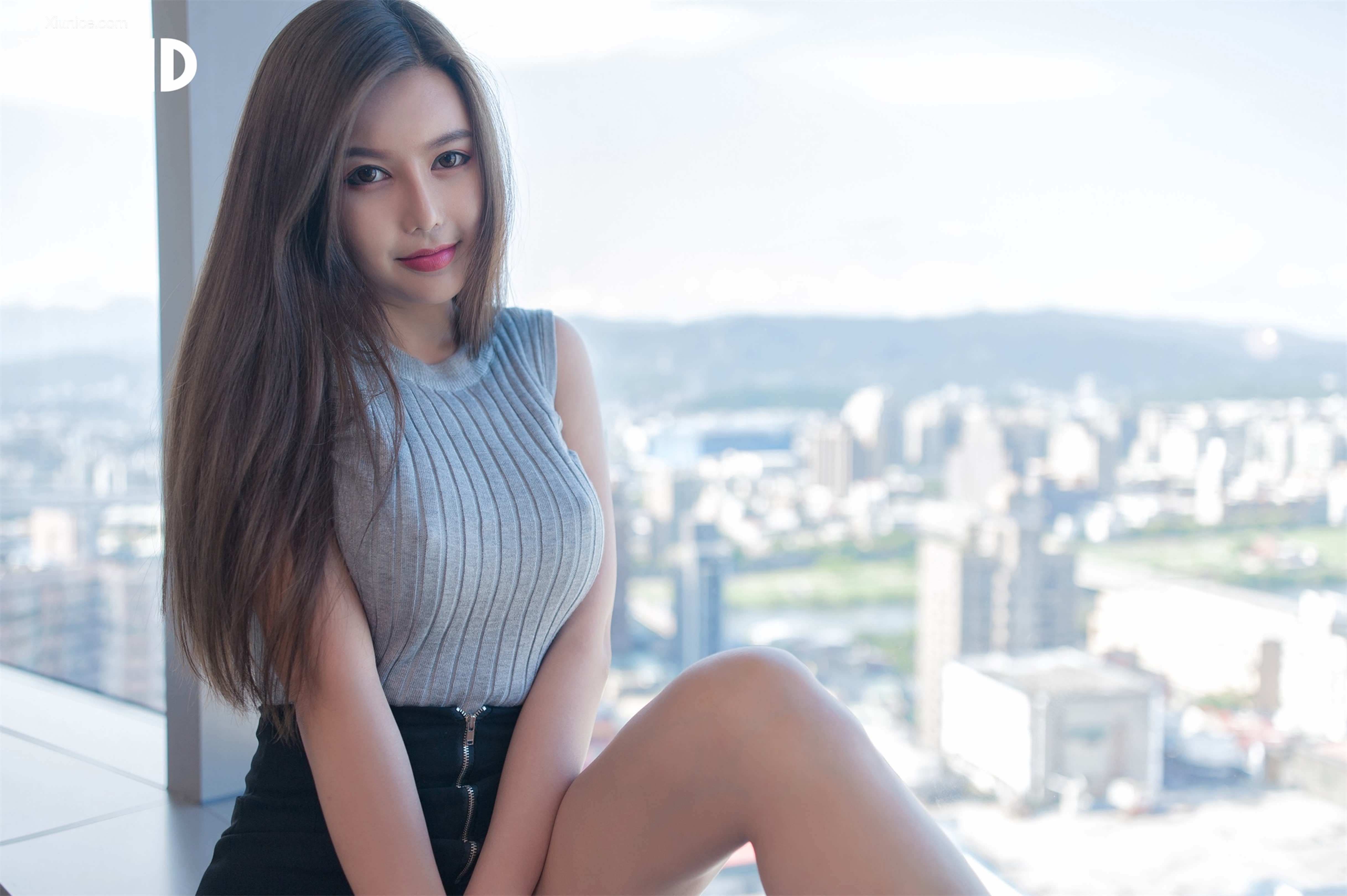 JVID 木木森 梦幻般的美巨乳 私服着衣激凸诱惑 全裸湿身 景观高楼内的裸体 20