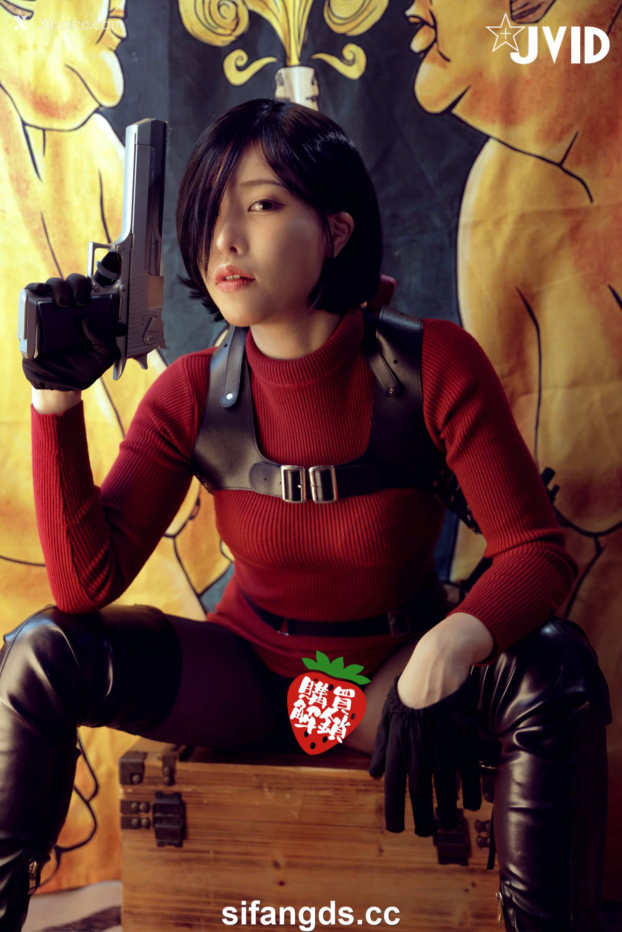 JVID 艾悠 全裸女神 艾悠 鲍鱼危机之艾达·王 猥亵凌辱拘禁 美艳酮体诱人白虎蜜穴 枪指阴户乖乖就范 85