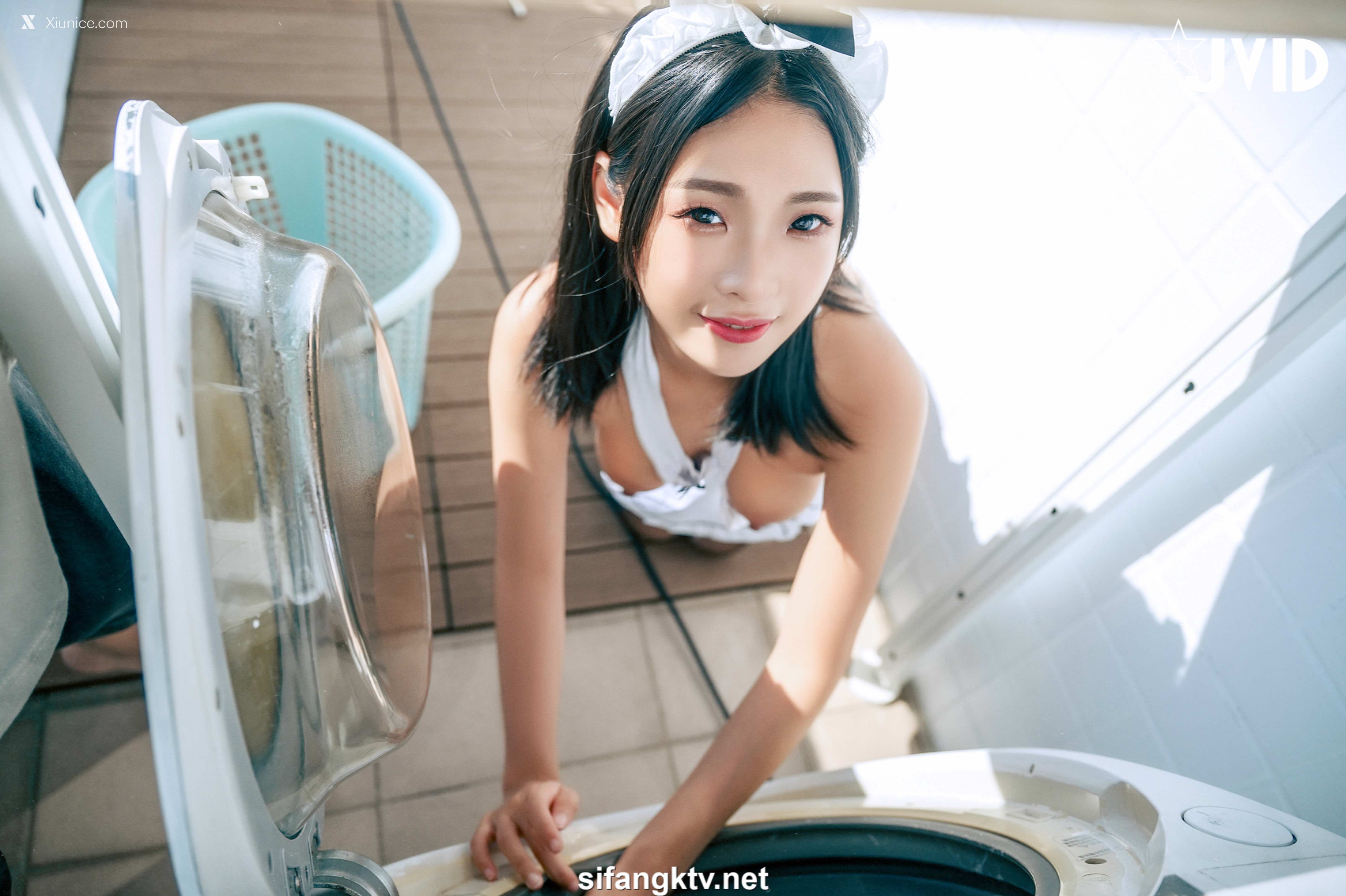 JVID 露露咪 露露咪淫蕩小女僕 露露咪の特別服務 幫主人足交到射了 粉嫩美乳美鮑 8