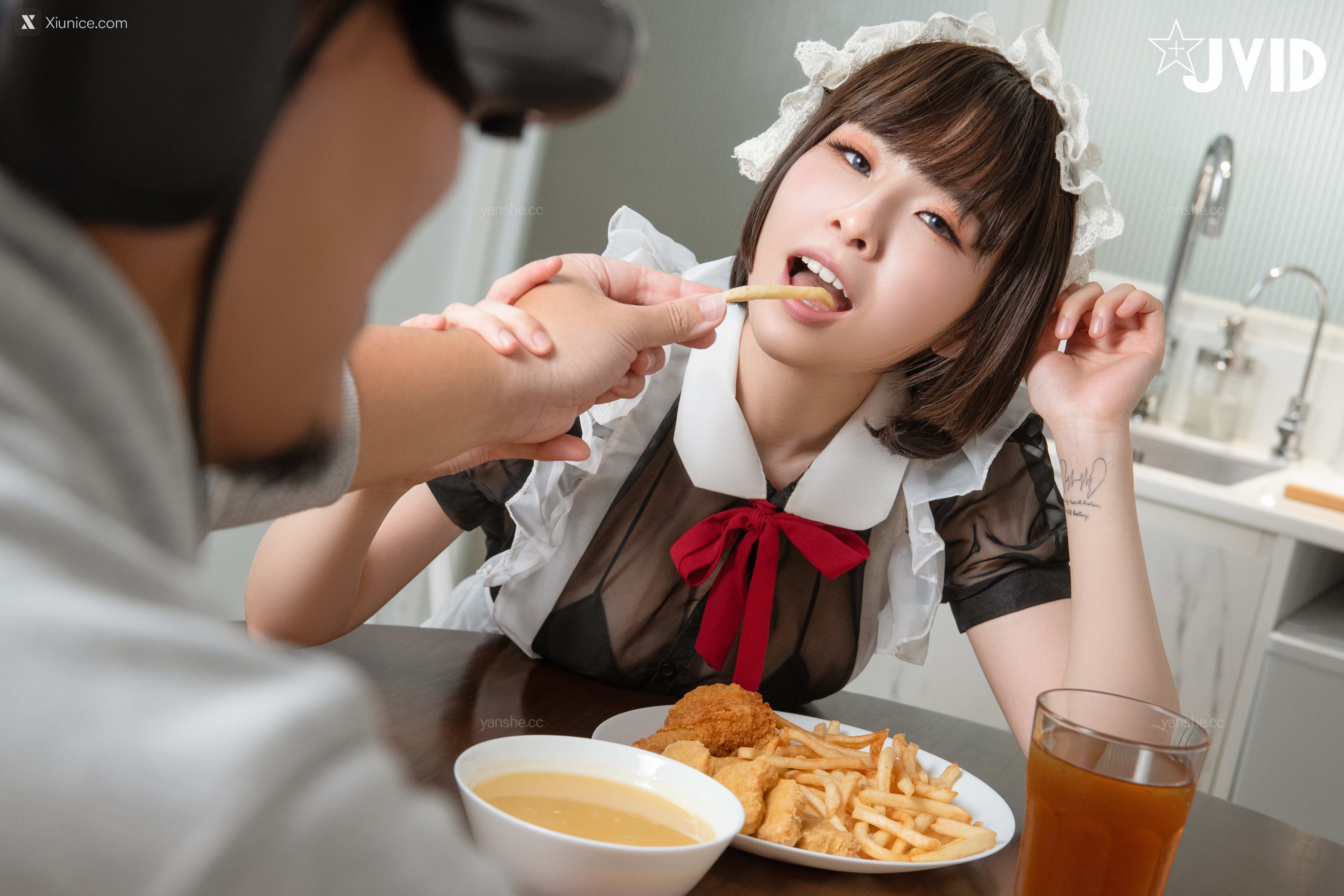 JVID 黎菲兒 《元宇宙》 巨乳女仆，挑逗版 2