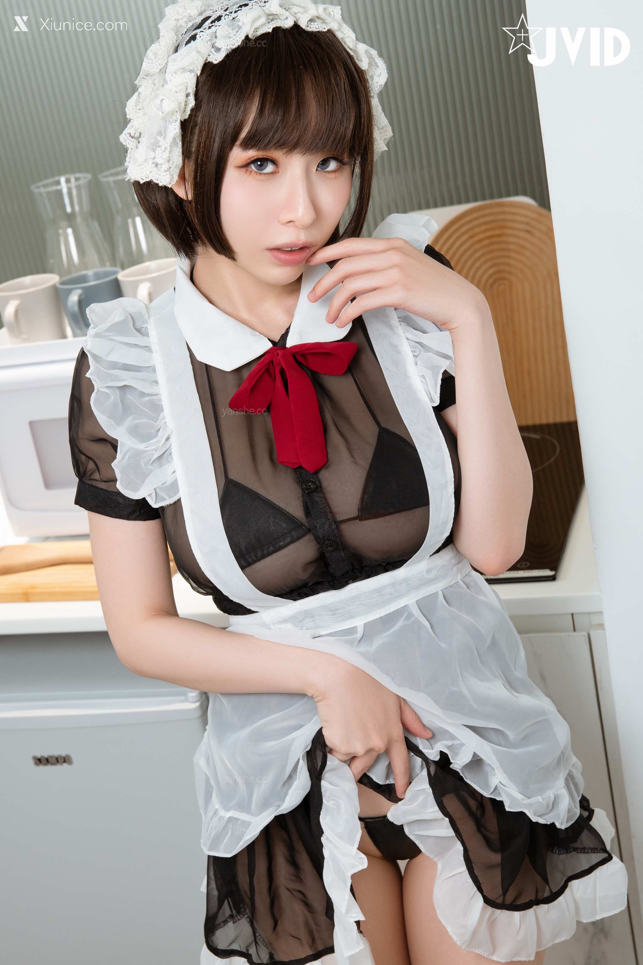JVID 黎菲兒 《元宇宙》 巨乳女仆，挑逗版 30