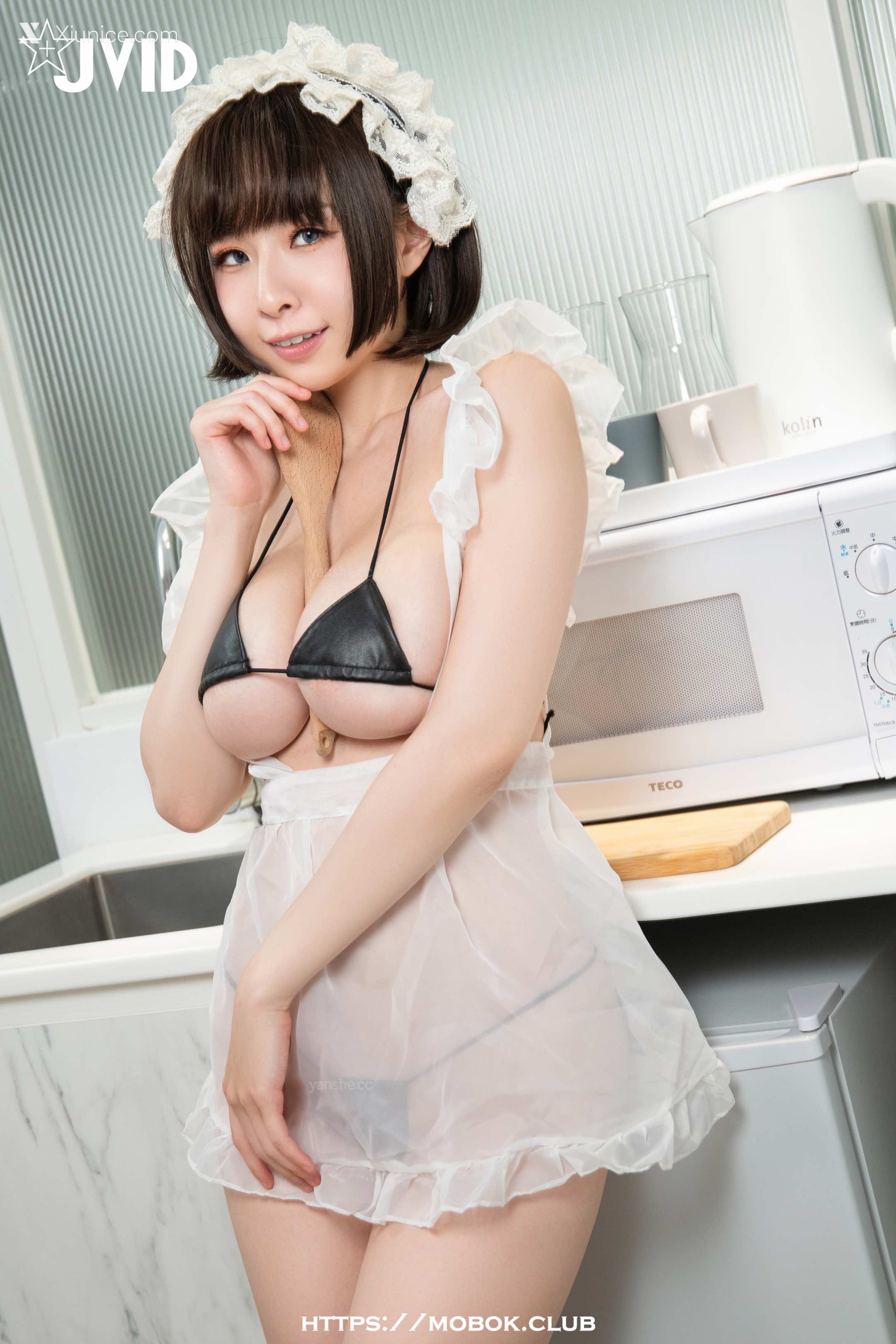 JVID 黎菲兒 《元宇宙》 巨乳女仆，挑逗版 32