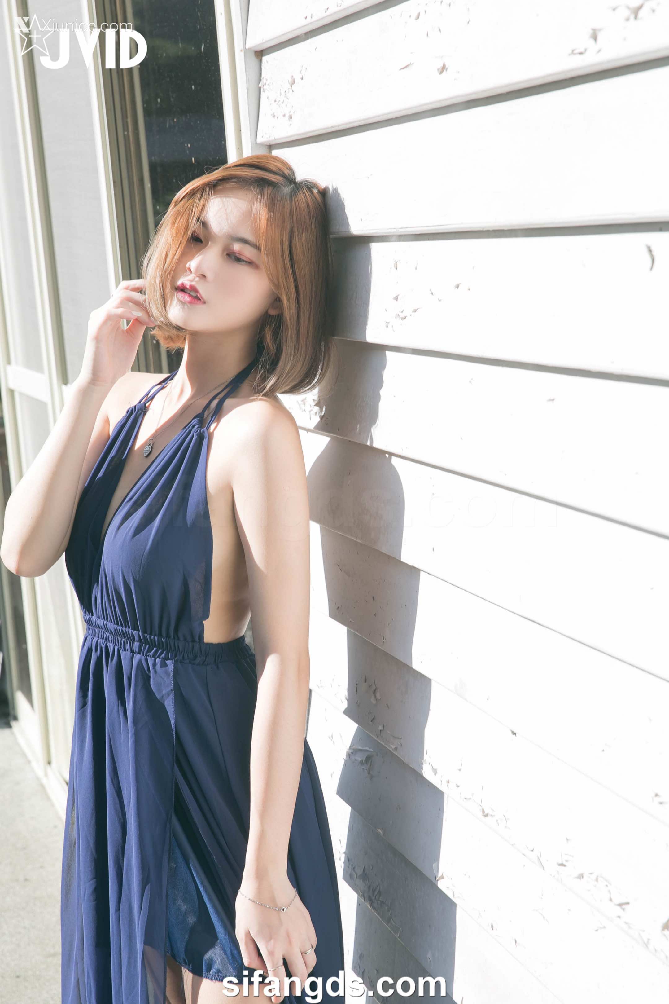 JVID Li Yan (黎妍) 黎妍居然沒穿內衣！外拍禮服變成了滿點超恥露出 8