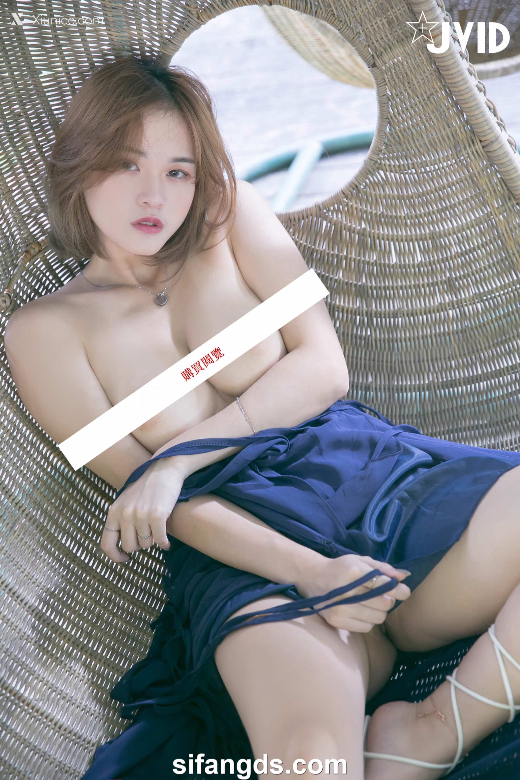 JVID Li Yan (黎妍) 黎妍居然沒穿內衣！外拍禮服變成了滿點超恥露出 84