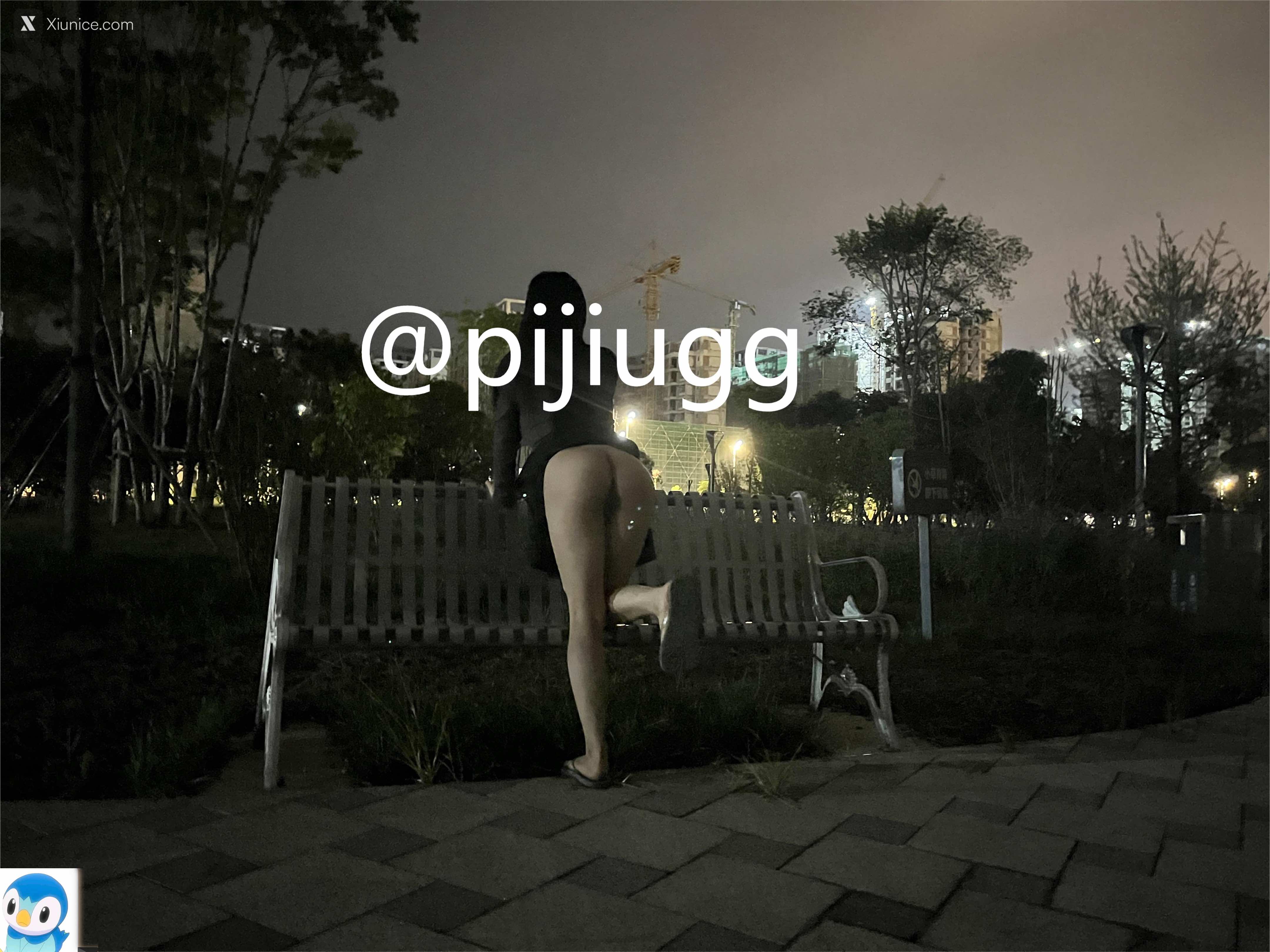 Pijiugg 白虎大奶福利姬 人前露出 福利合集 300