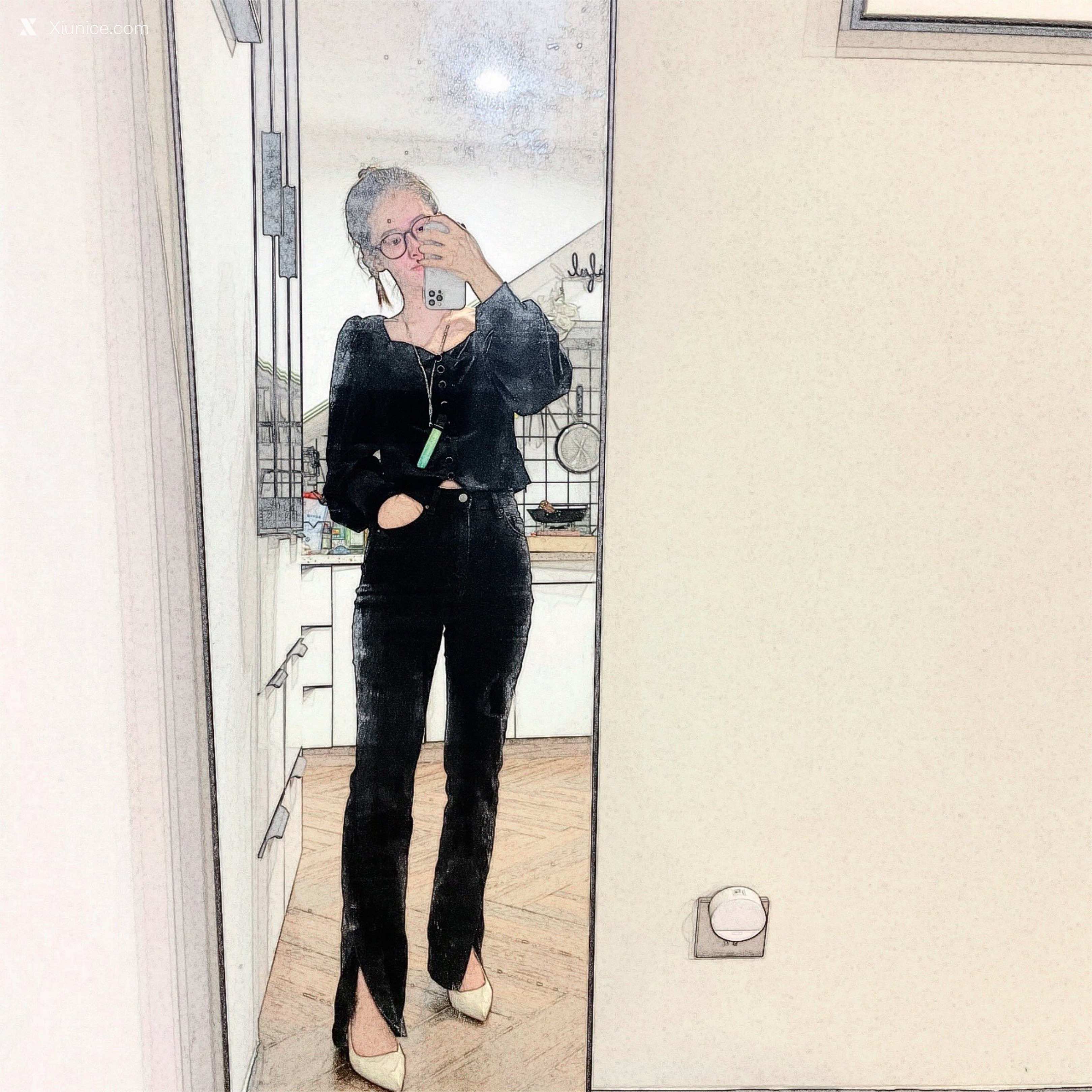 ShuangXi8018 各种户外人前露出，超市露着车灯大方走路 25