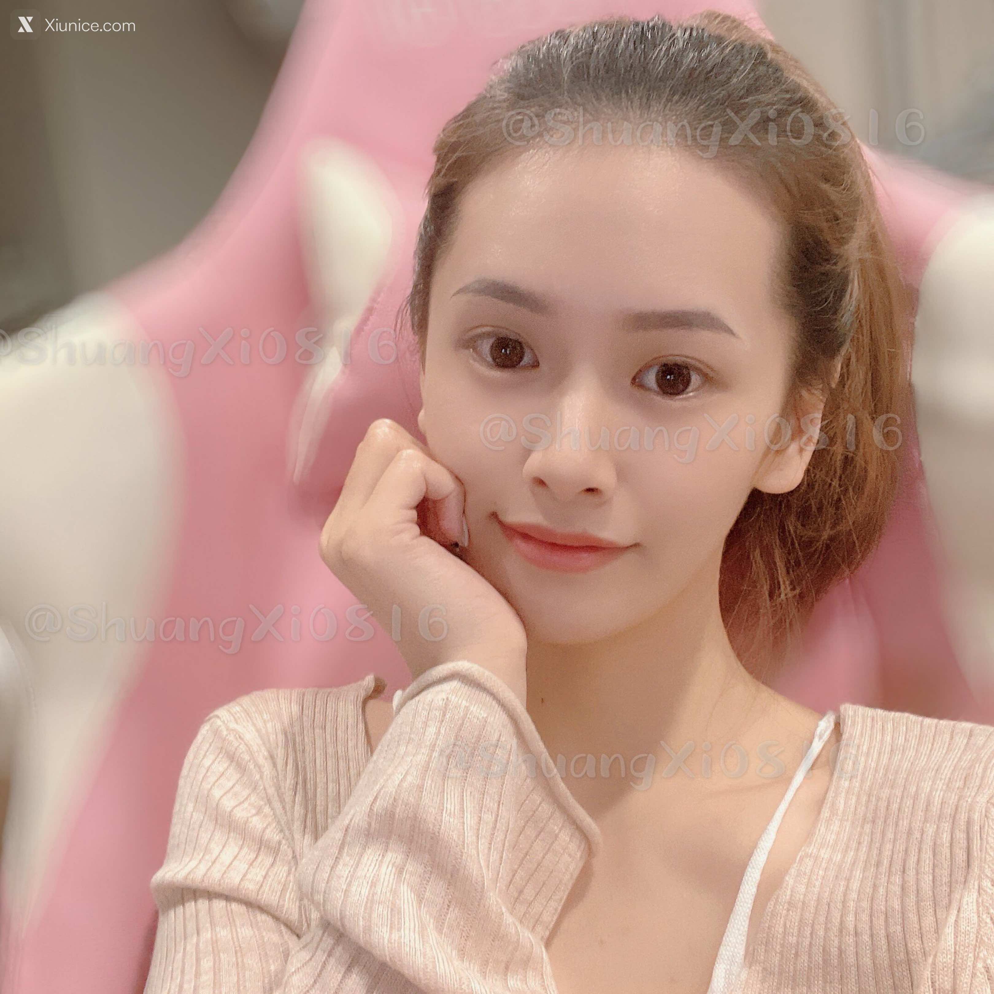 ShuangXi8018 各种户外人前露出，超市露着车灯大方走路 68