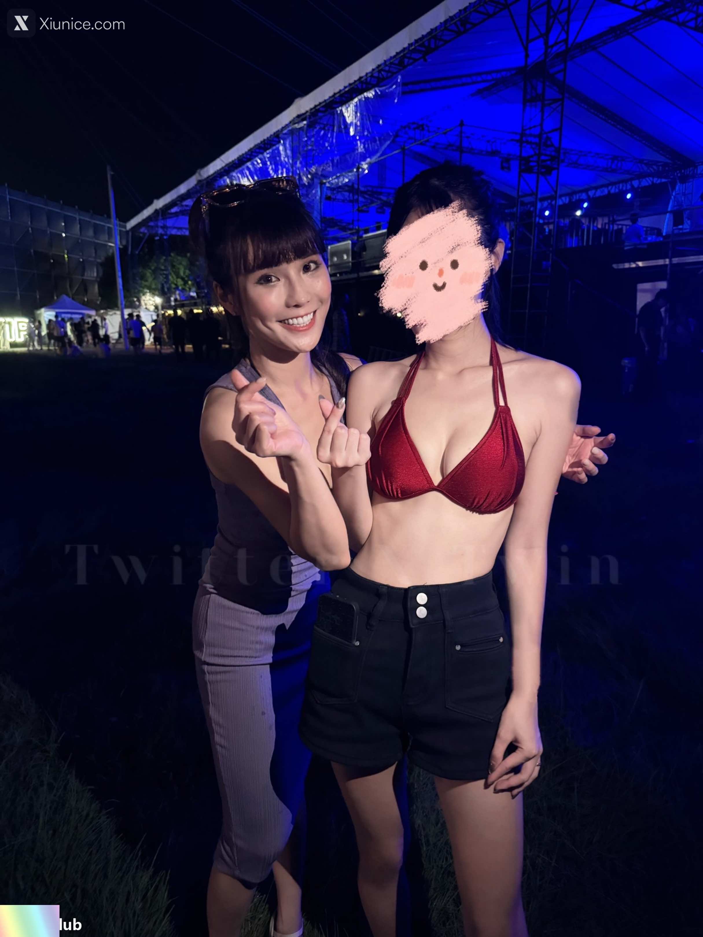 TWIN 才发现原来自己高潮的时候脚趾头会折起来了 反差白虎母狗人前露出调教 47