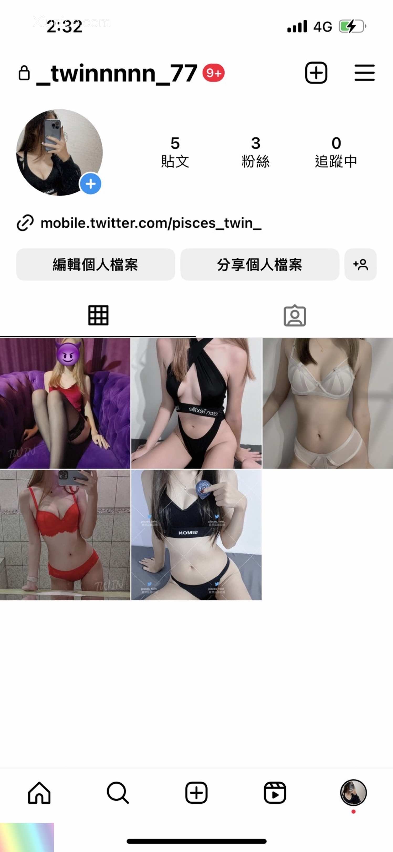 TWIN 才发现原来自己高潮的时候脚趾头会折起来了 反差白虎母狗人前露出调教 65