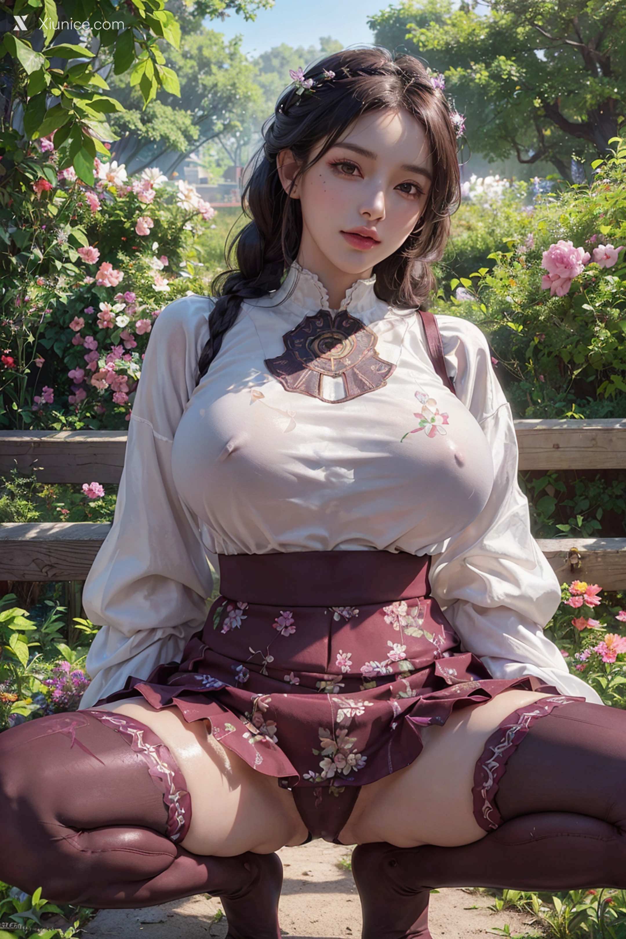 WAIFU8部作品合集 Flower Print 10
