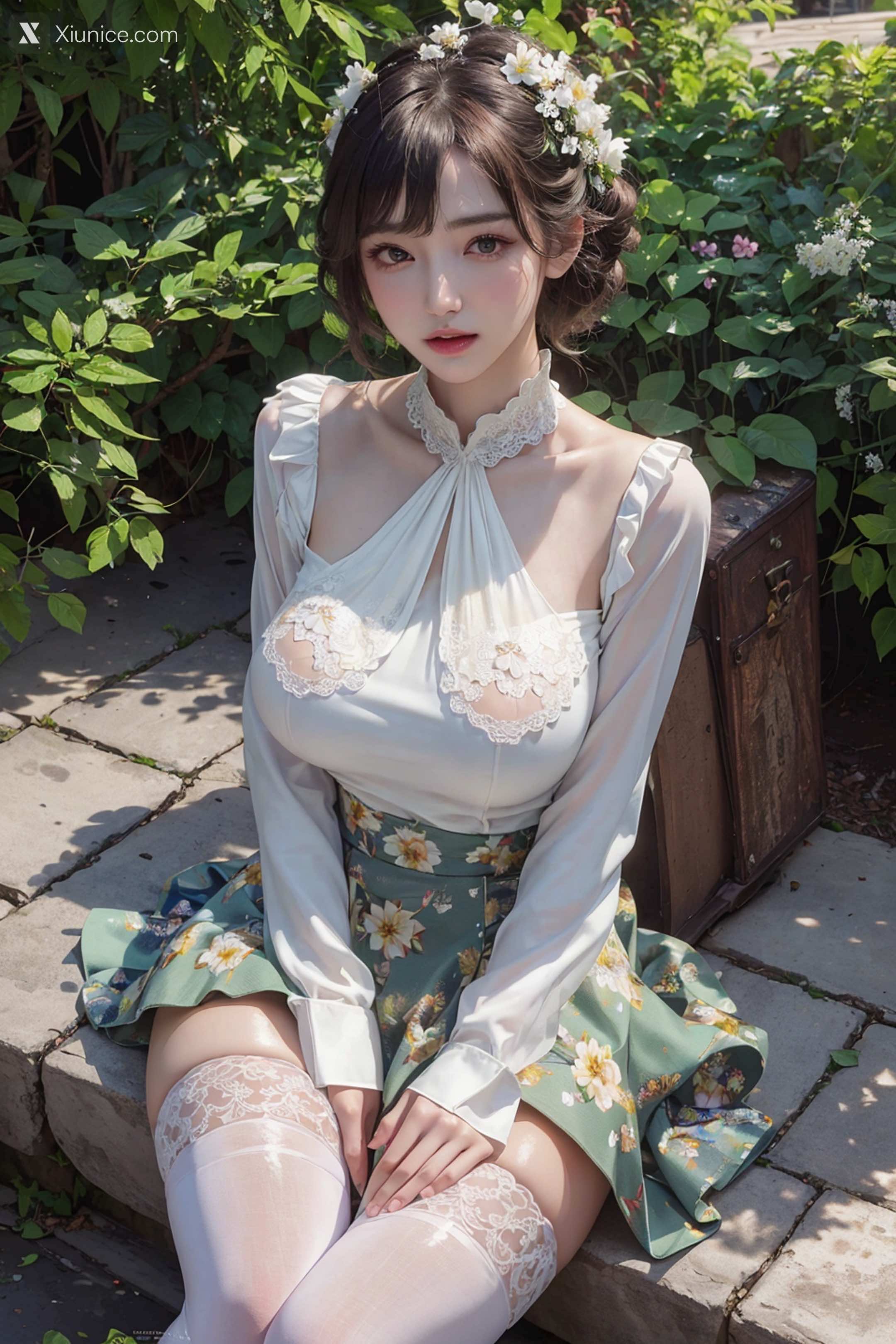 WAIFU8部作品合集 Flower Print 13