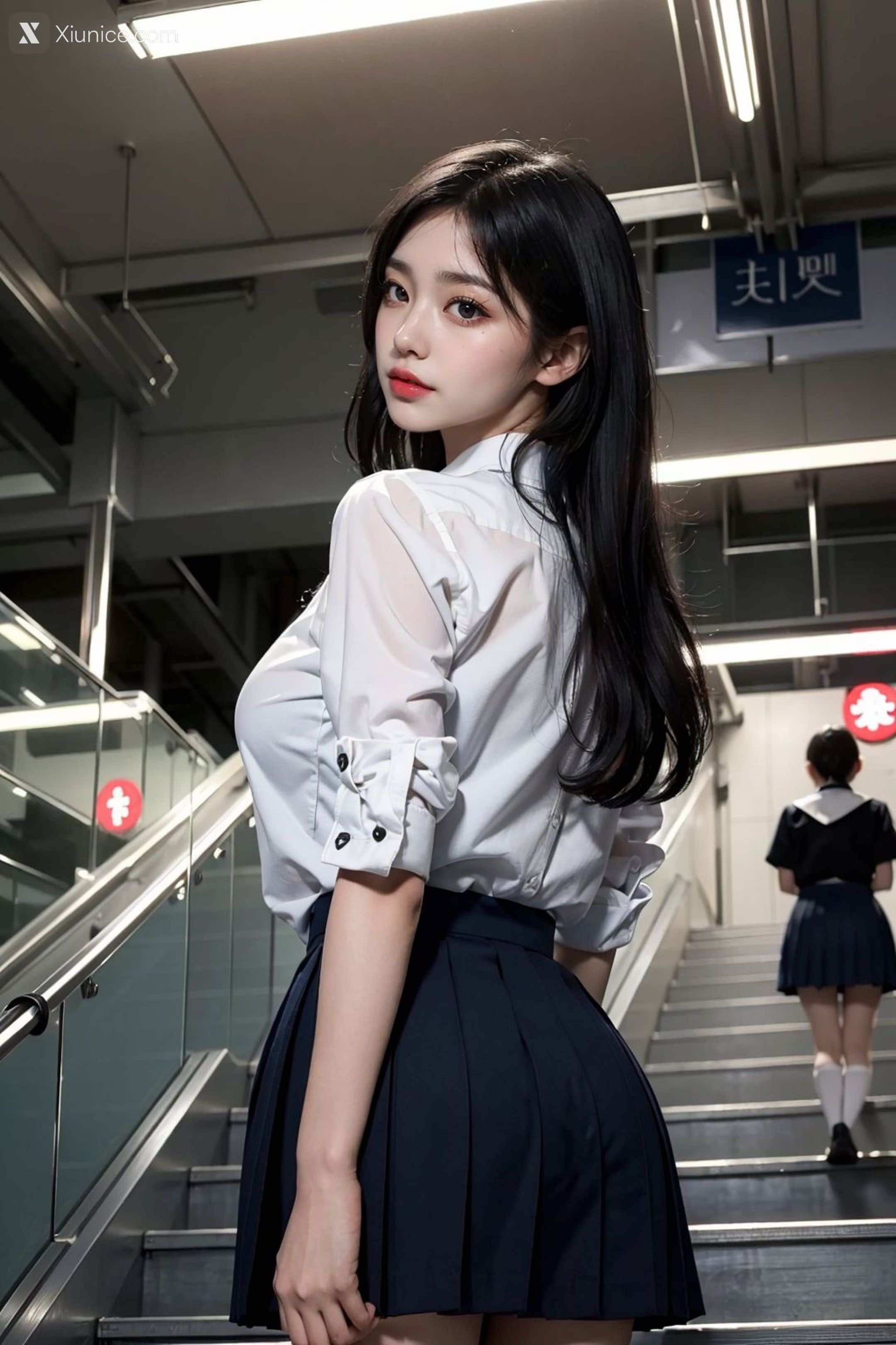 Kaiysx作品 Staircase Voyeur 69