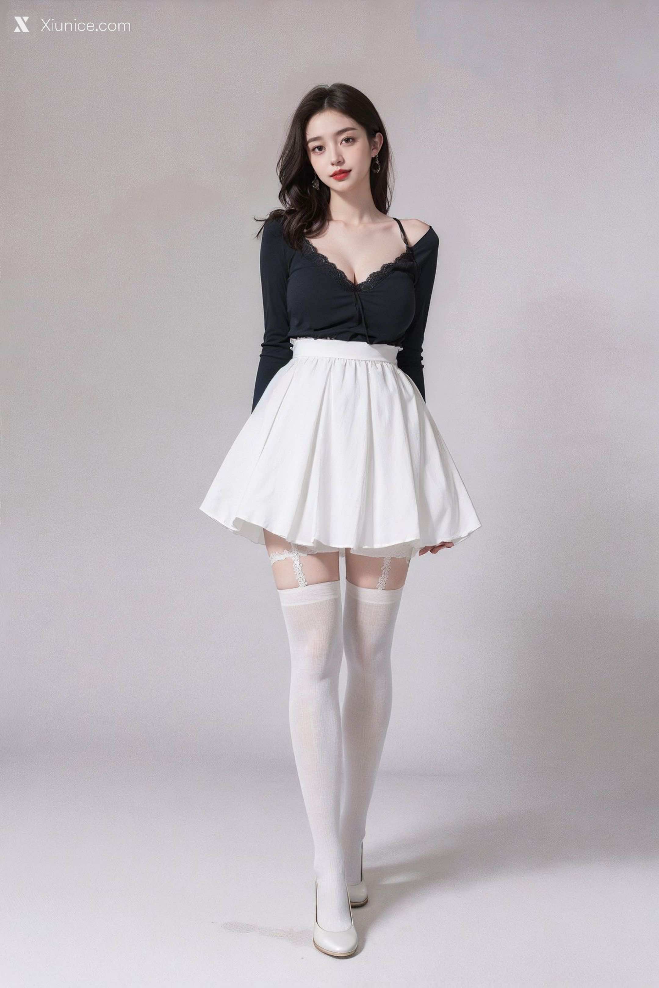 Kaiysx作品 White Stockings 1
