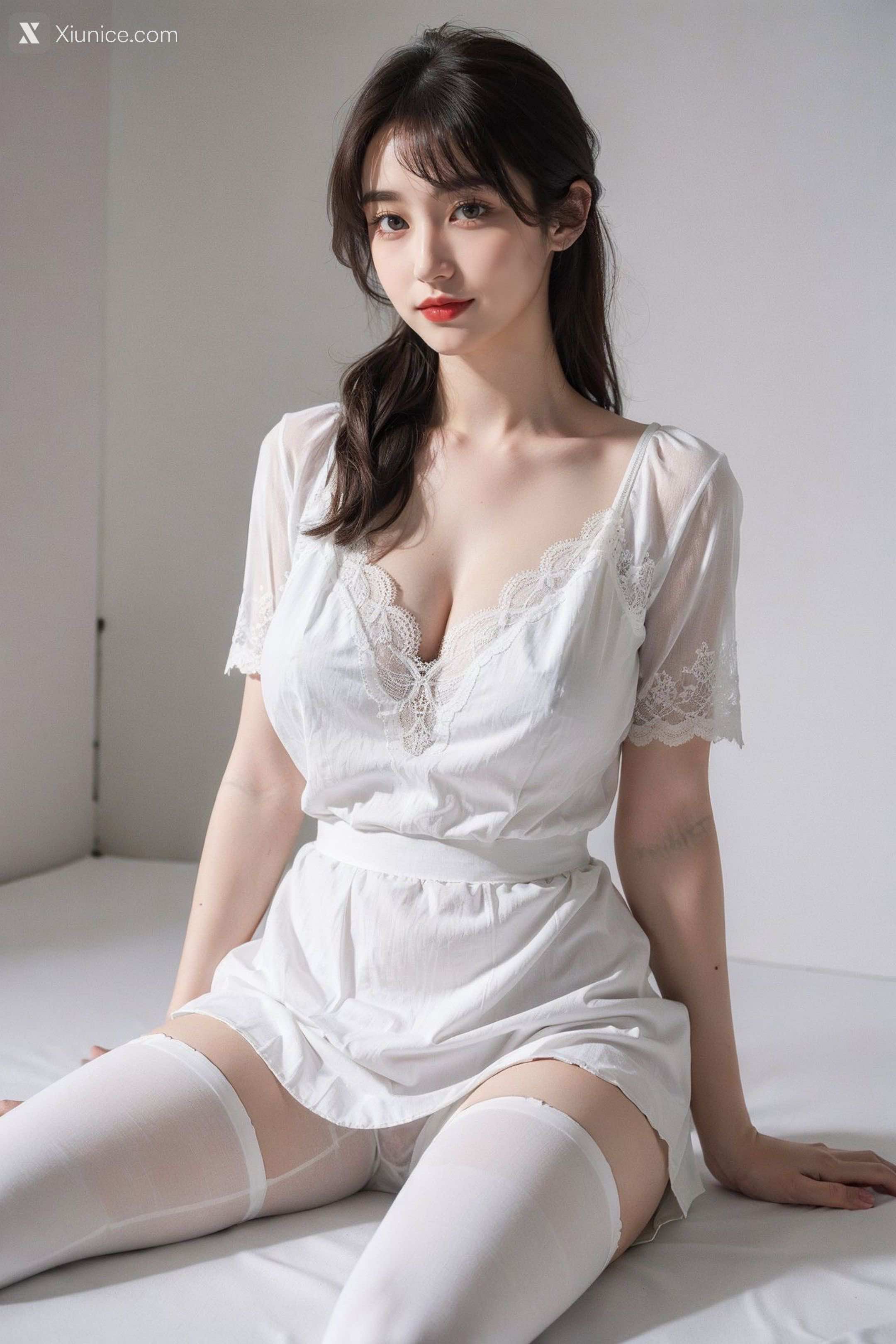 Kaiysx作品 White Stockings 16