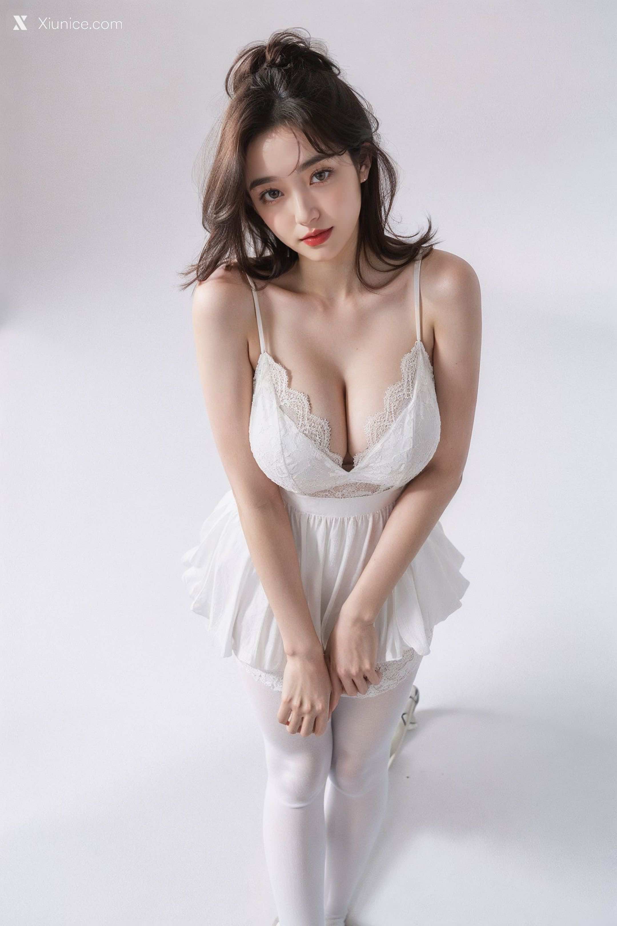 Kaiysx作品 White Stockings 58