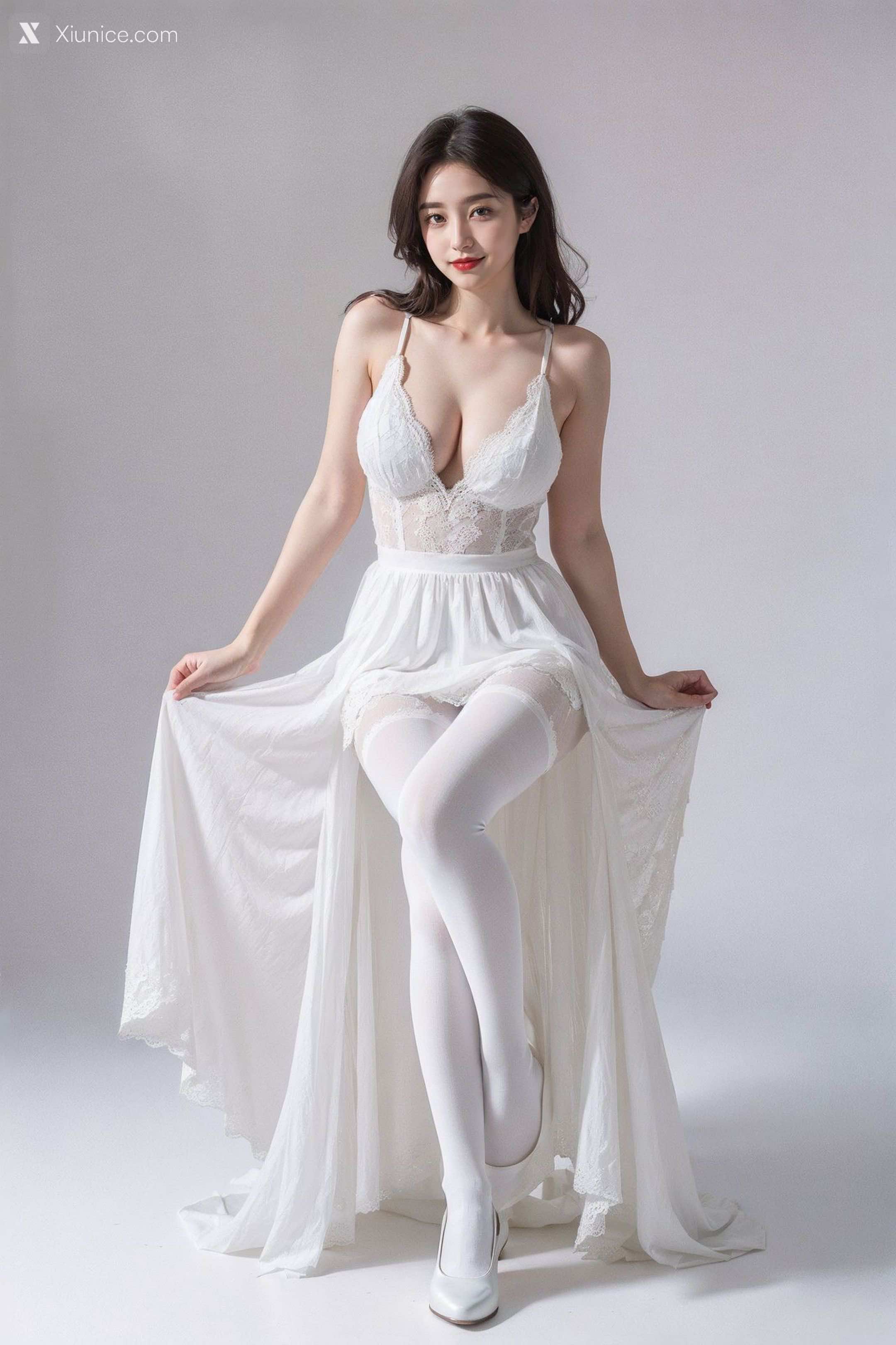 Kaiysx作品 White Stockings 8