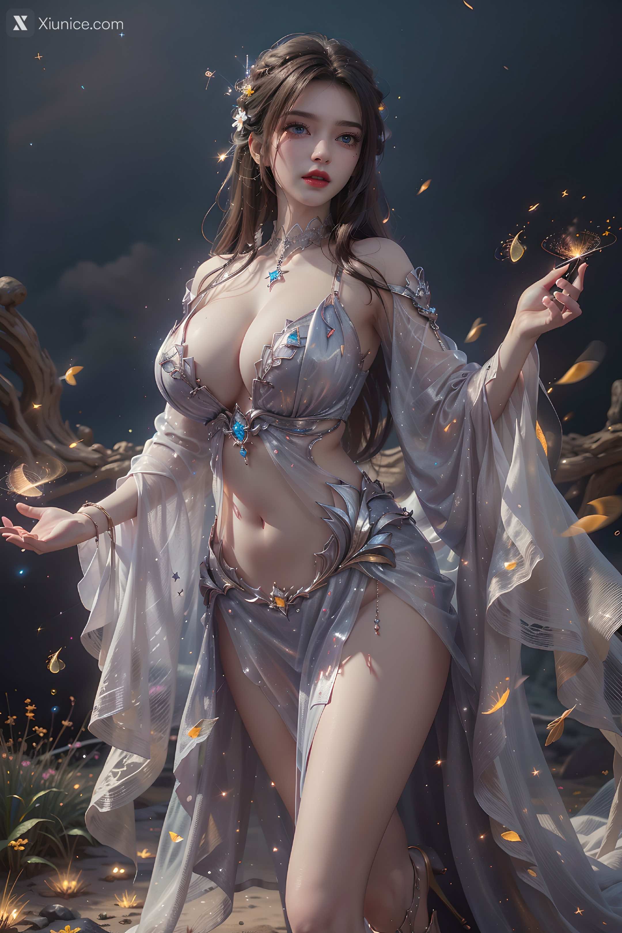 AI Girl Xiunice.com 仙逆 李慕婉 性感丰满 39