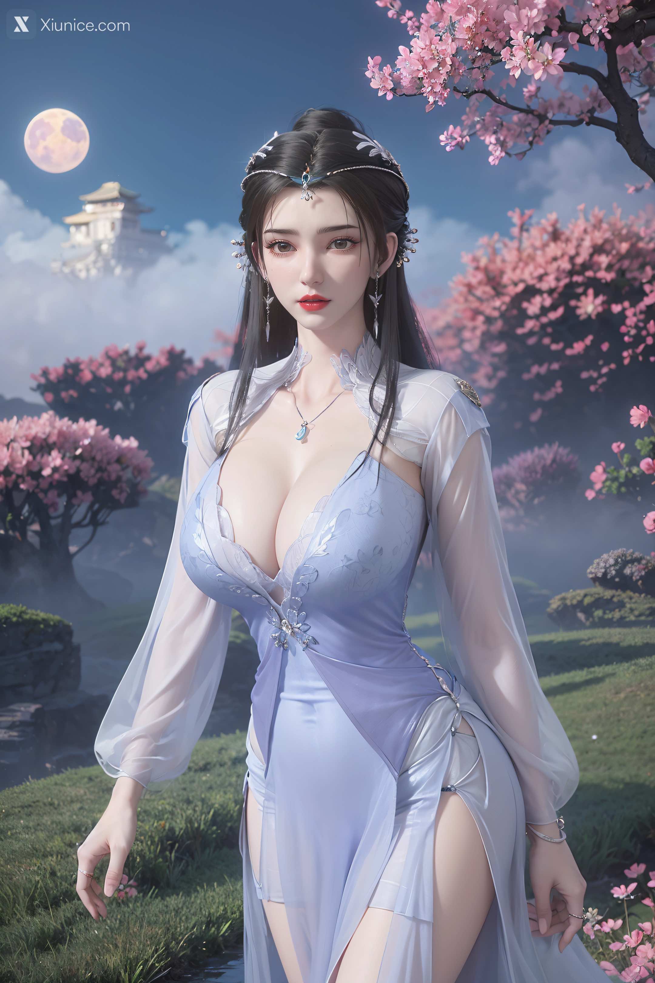 AI Girl Xiunice.com 仙逆 李慕婉 李慕婉 薄纱 10