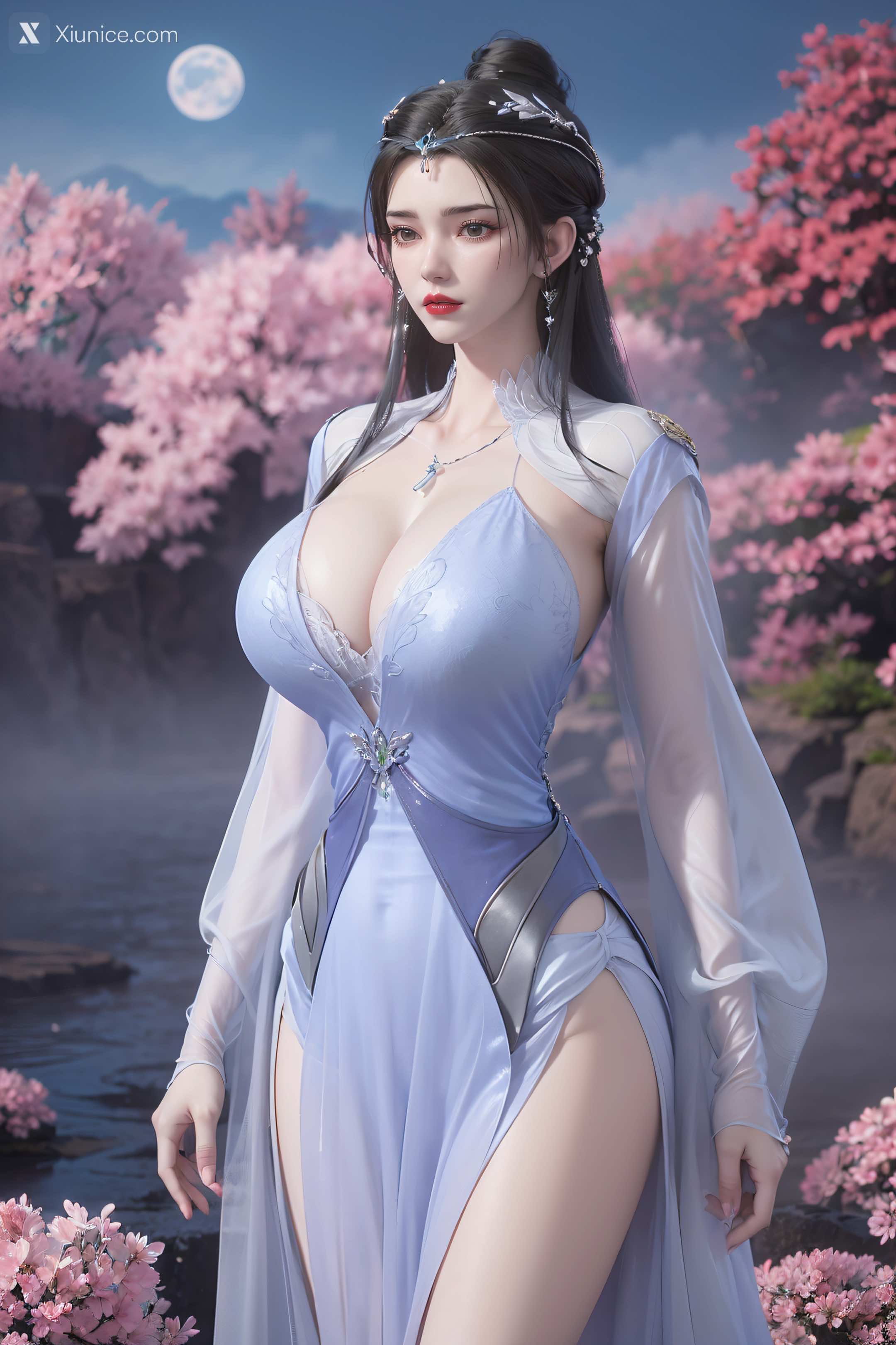 AI Girl Xiunice.com 仙逆 李慕婉 李慕婉 薄纱 13