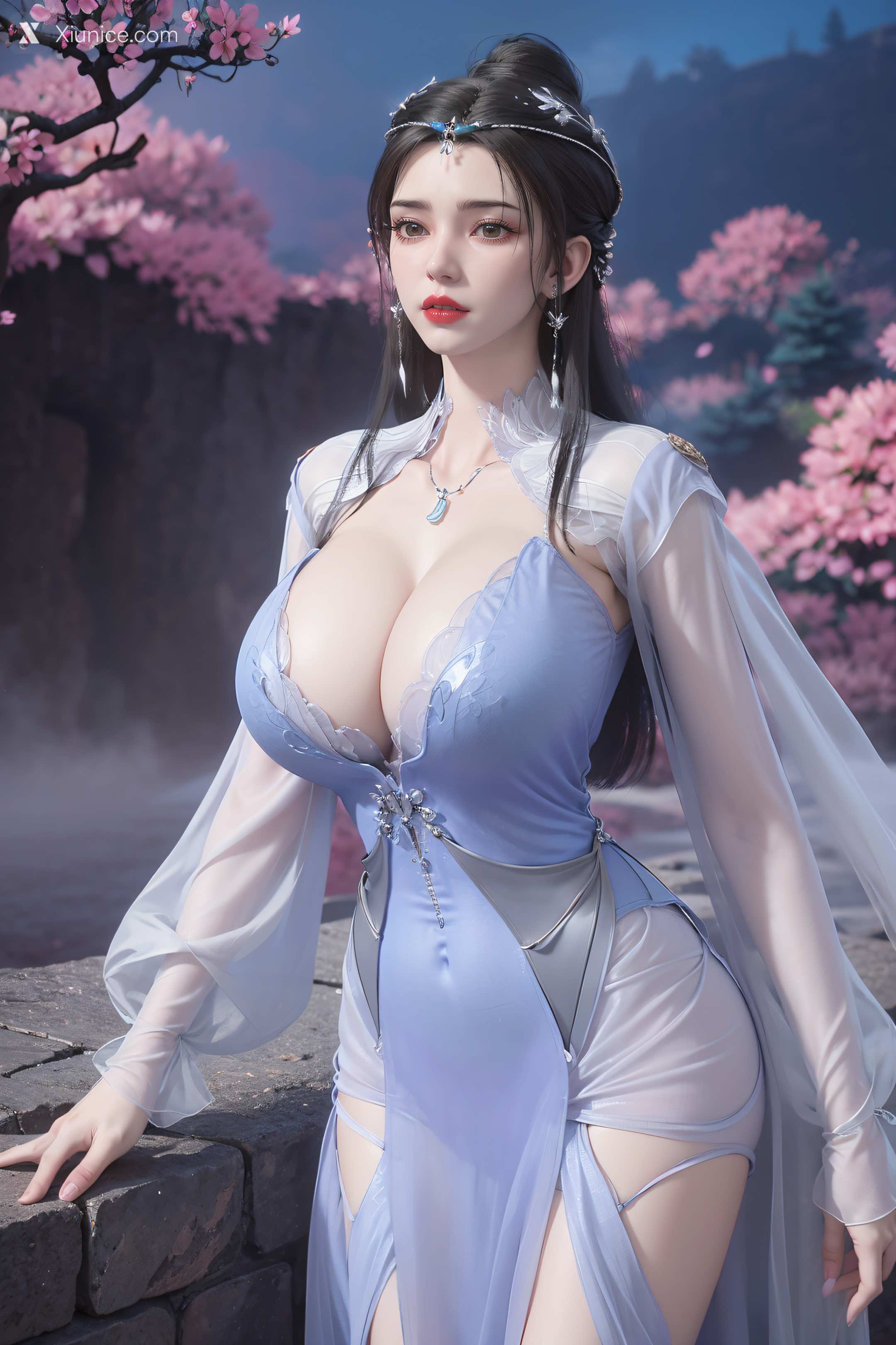 AI Girl Xiunice.com 仙逆 李慕婉 李慕婉 薄纱 14