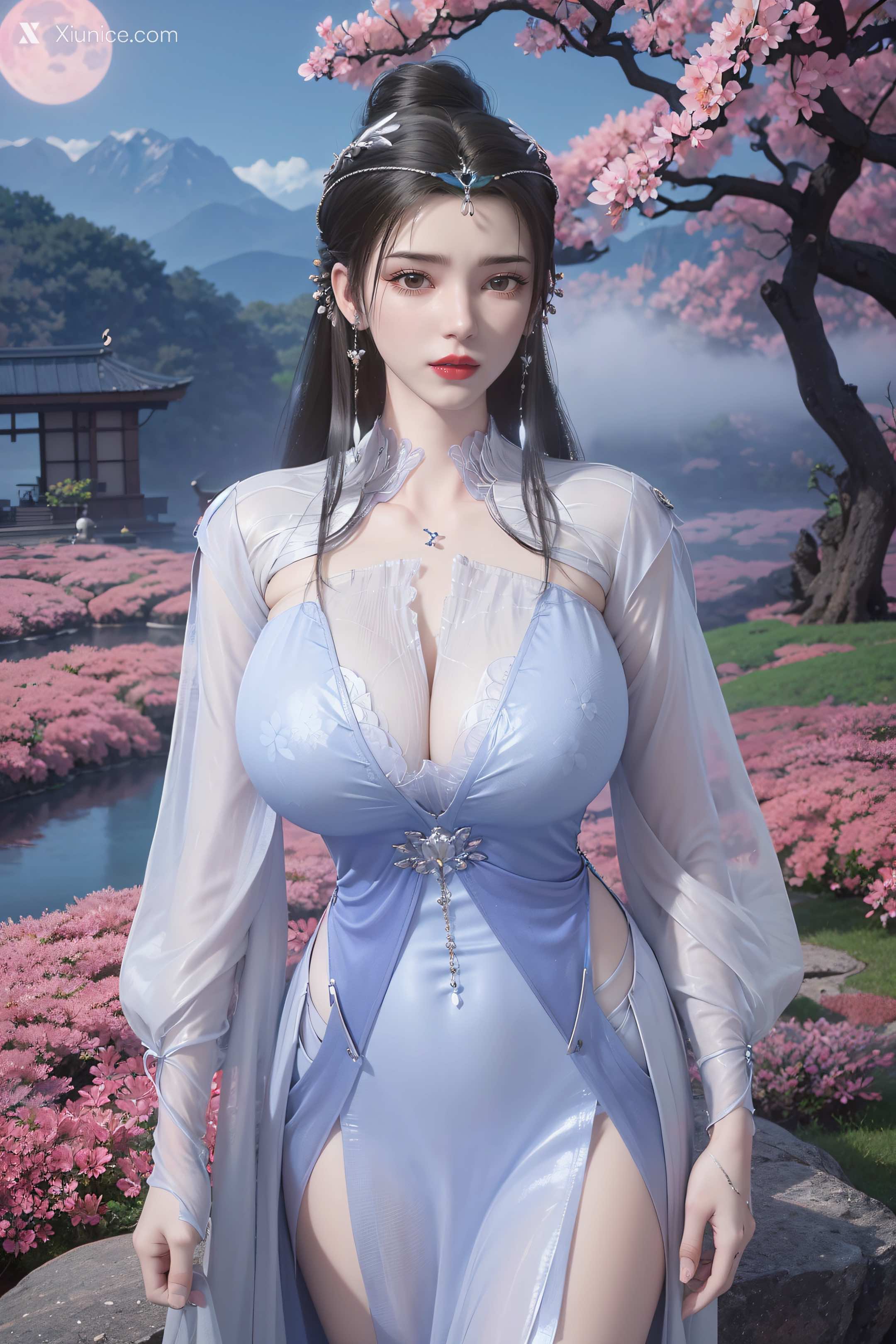 AI Girl Xiunice.com 仙逆 李慕婉 李慕婉 薄纱 17
