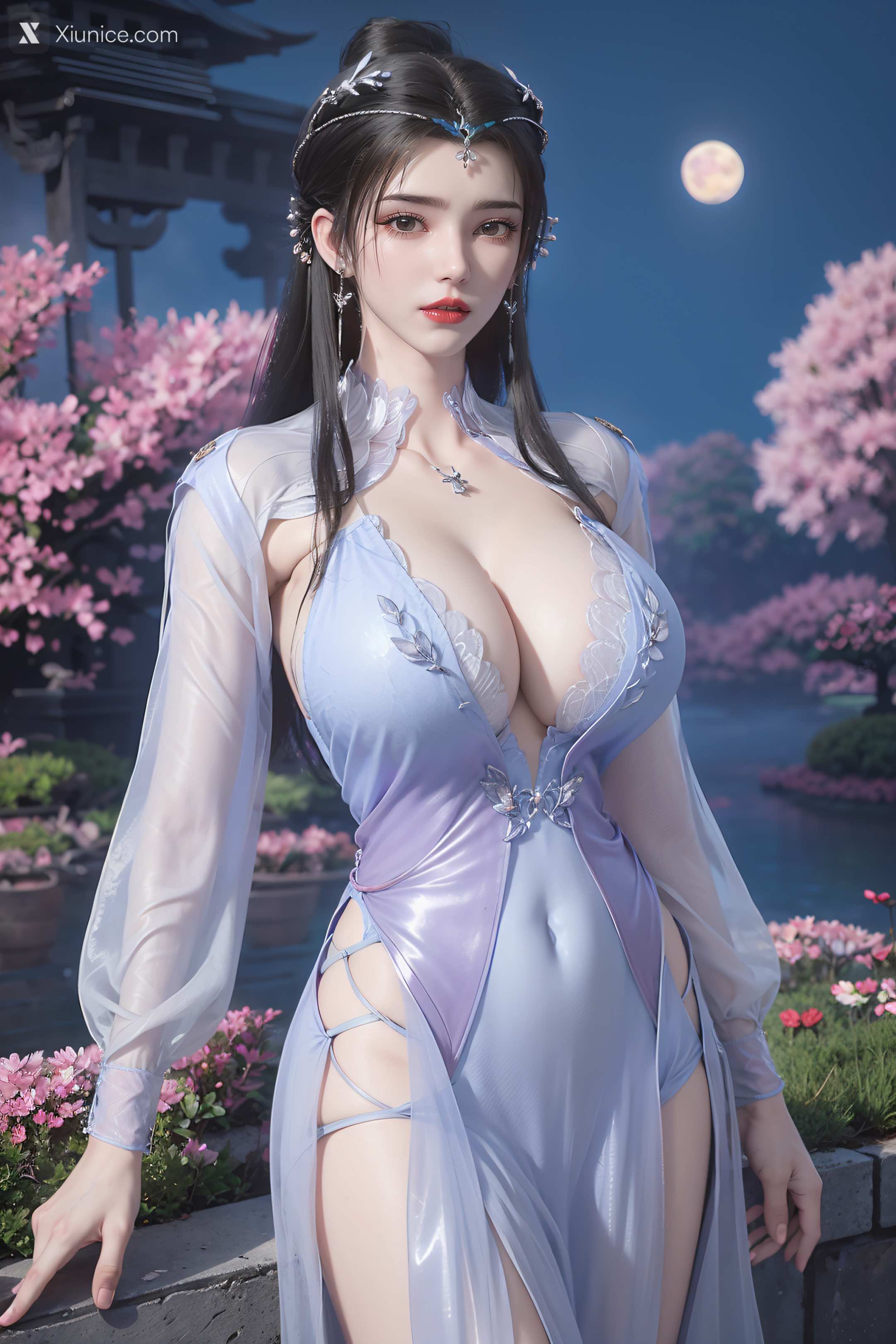 AI Girl Xiunice.com 仙逆 李慕婉 李慕婉 薄纱 19