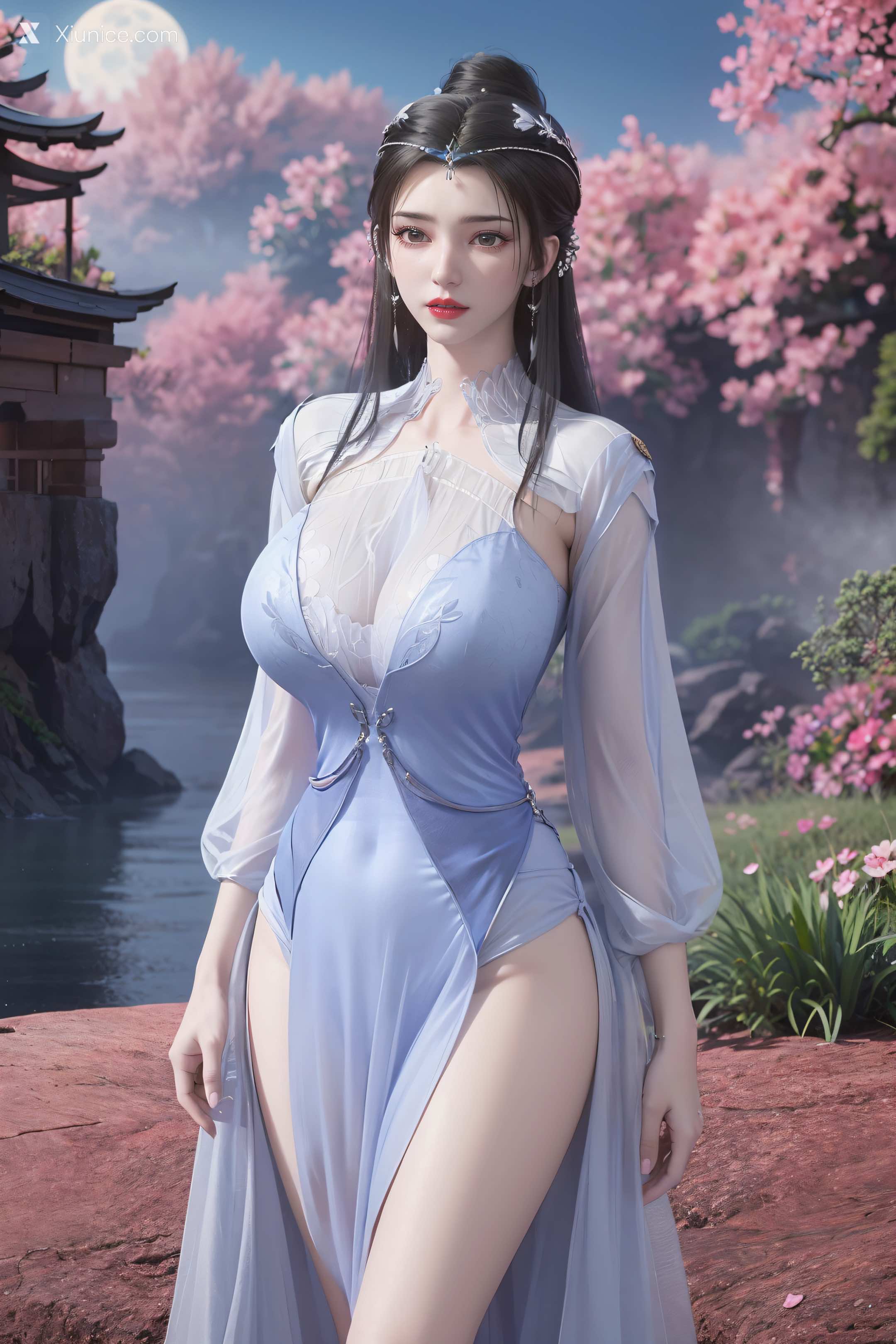 AI Girl Xiunice.com 仙逆 李慕婉 李慕婉 薄纱 20