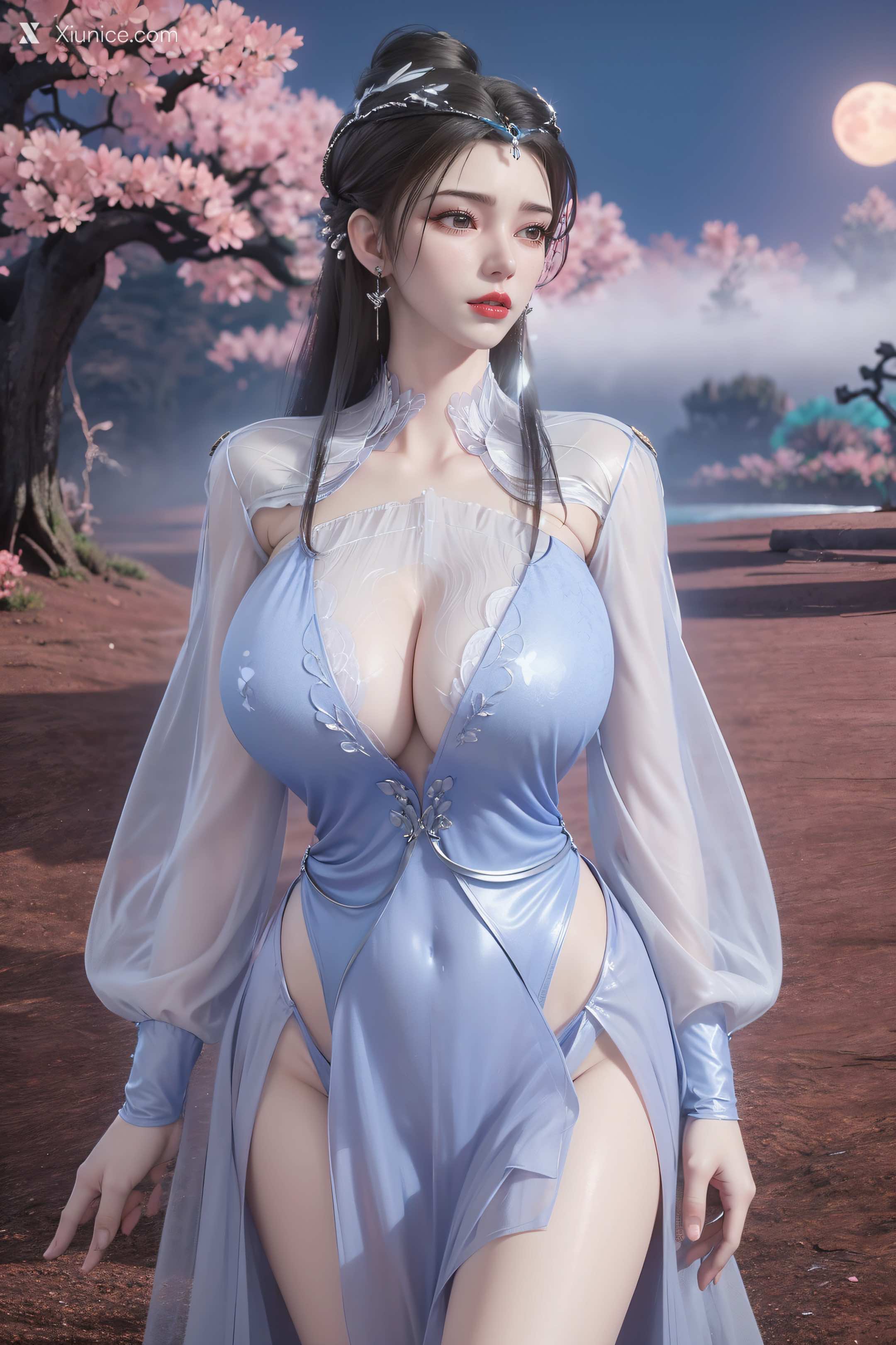 AI Girl Xiunice.com 仙逆 李慕婉 李慕婉 薄纱 24