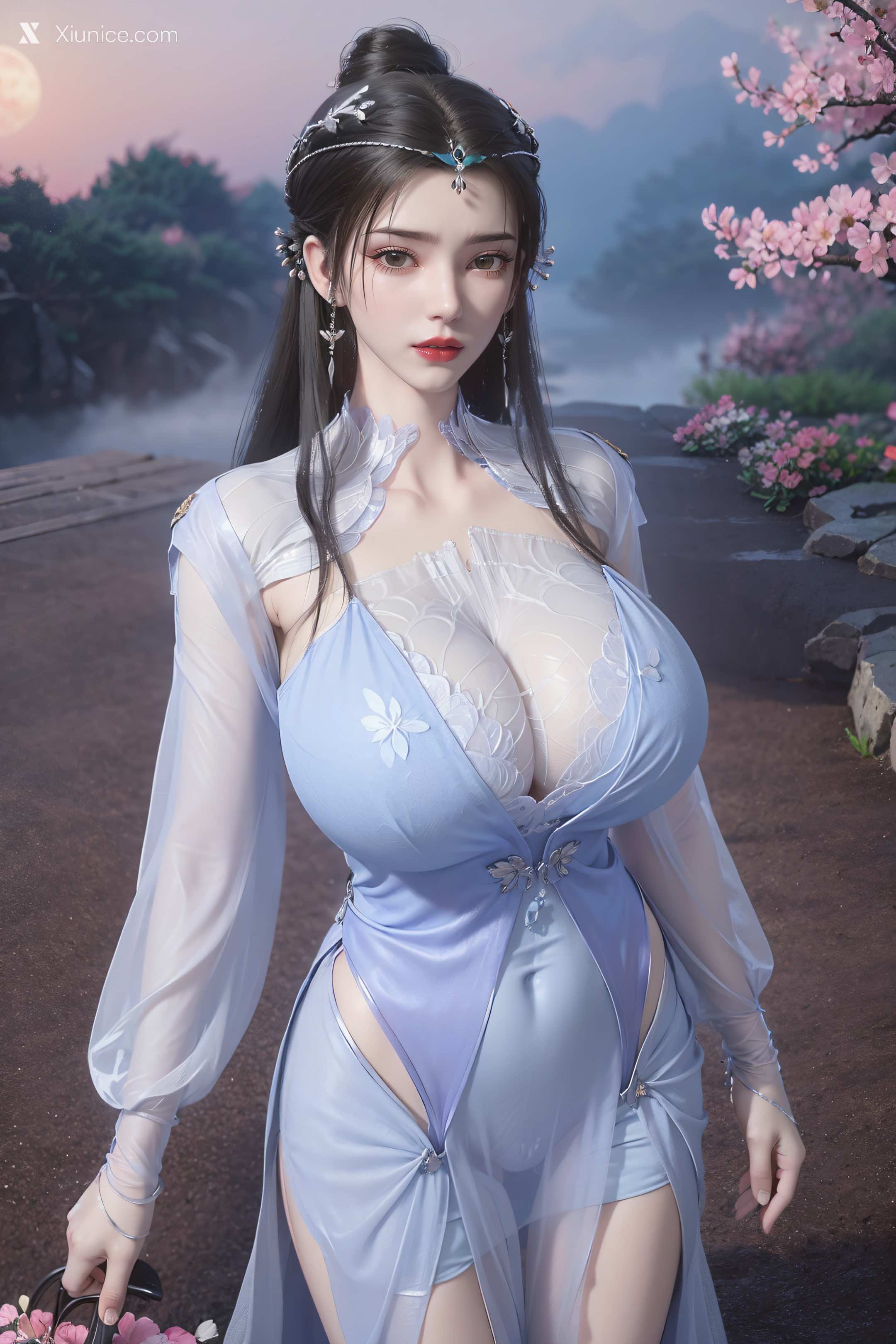 AI Girl Xiunice.com 仙逆 李慕婉 李慕婉 薄纱 3