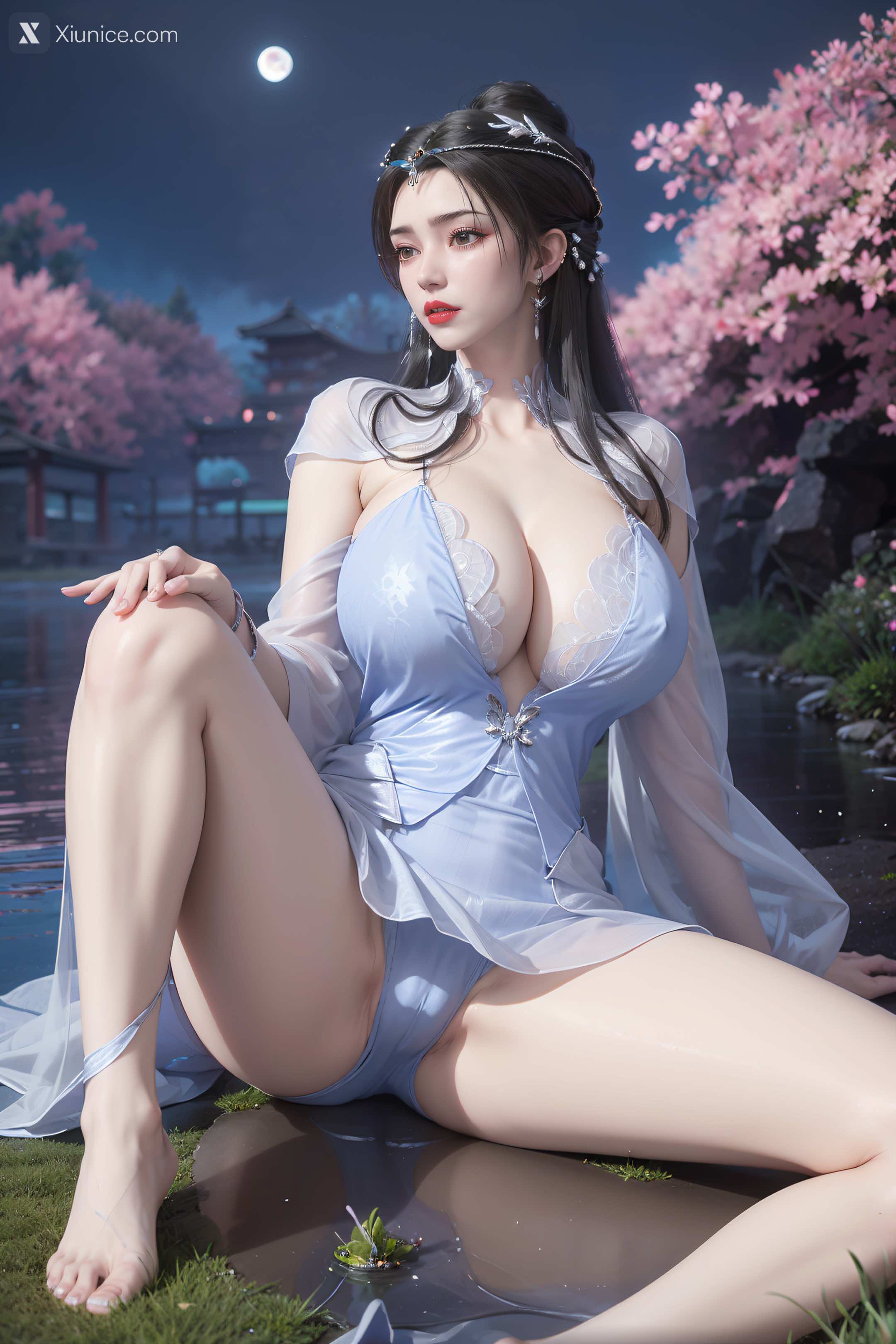 AI Girl Xiunice.com 仙逆 李慕婉 李慕婉 薄纱 36