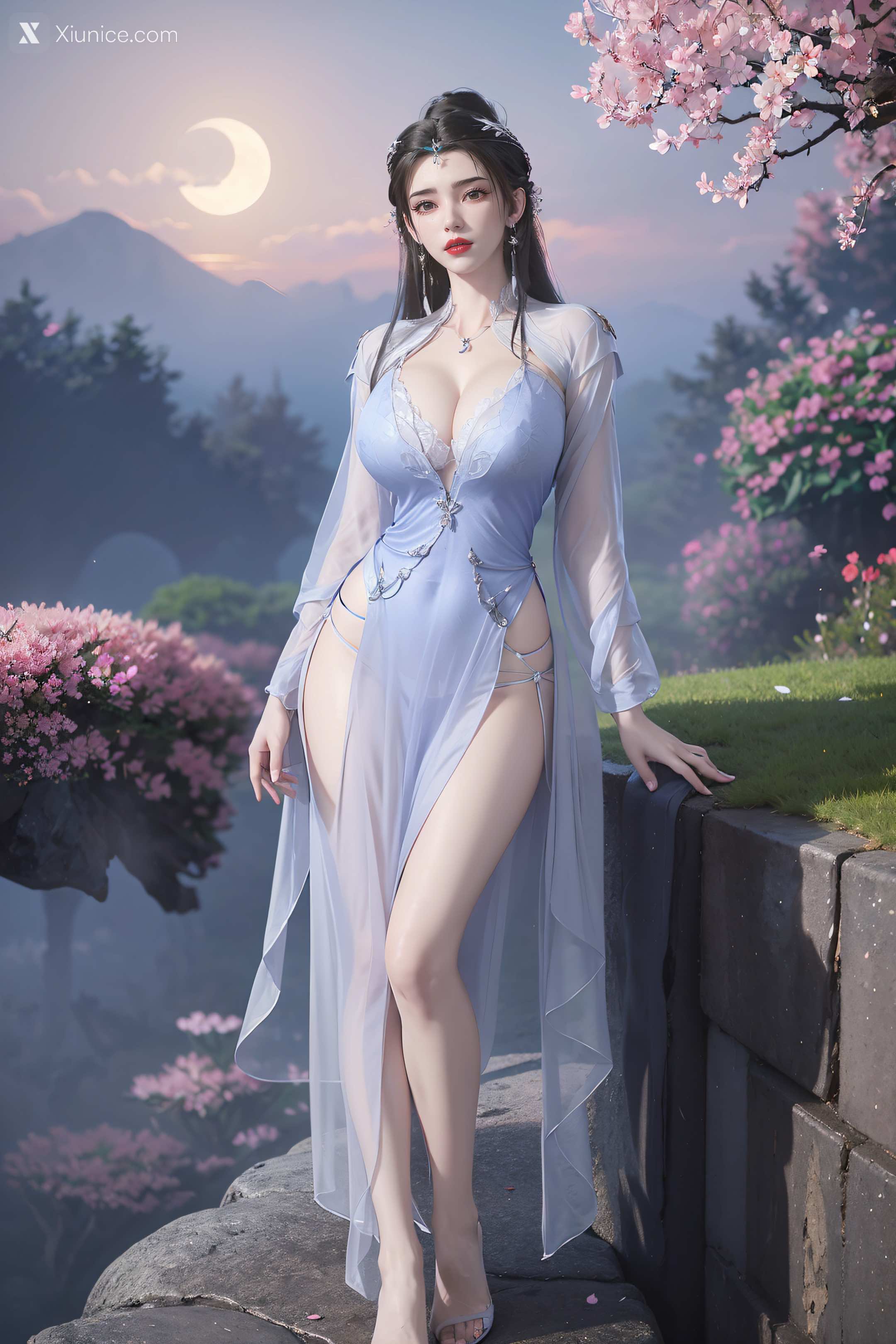 AI Girl Xiunice.com 仙逆 李慕婉 李慕婉 薄纱 37
