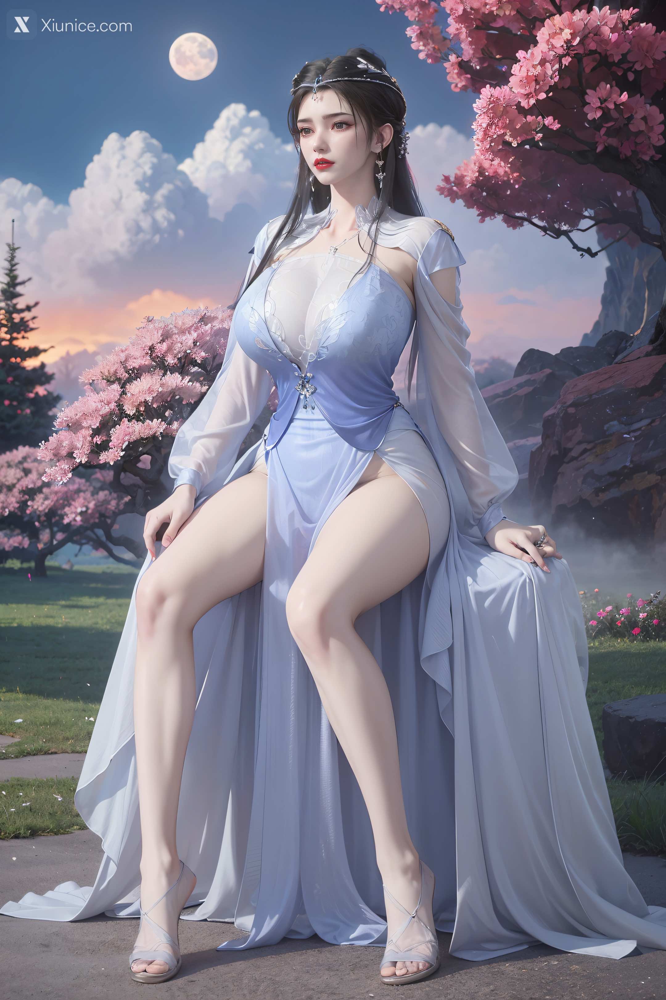 AI Girl Xiunice.com 仙逆 李慕婉 李慕婉 薄纱 41
