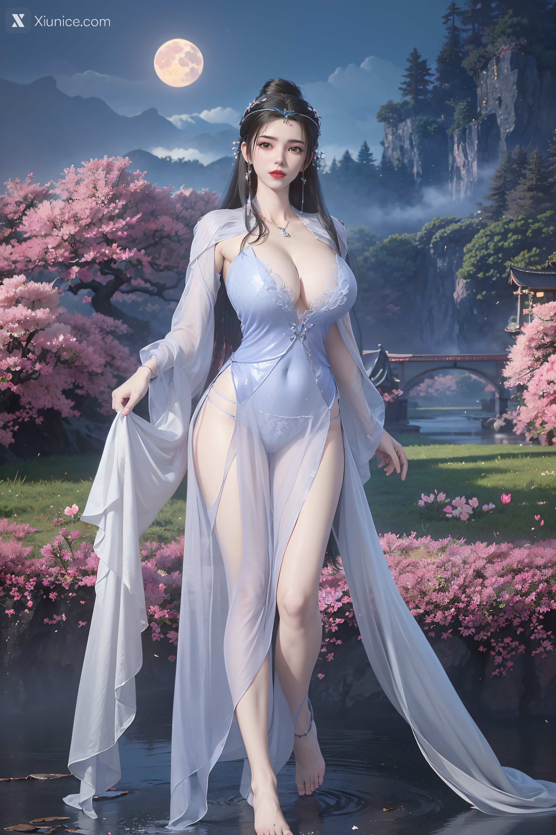 AI Girl Xiunice.com 仙逆 李慕婉 李慕婉 薄纱 46