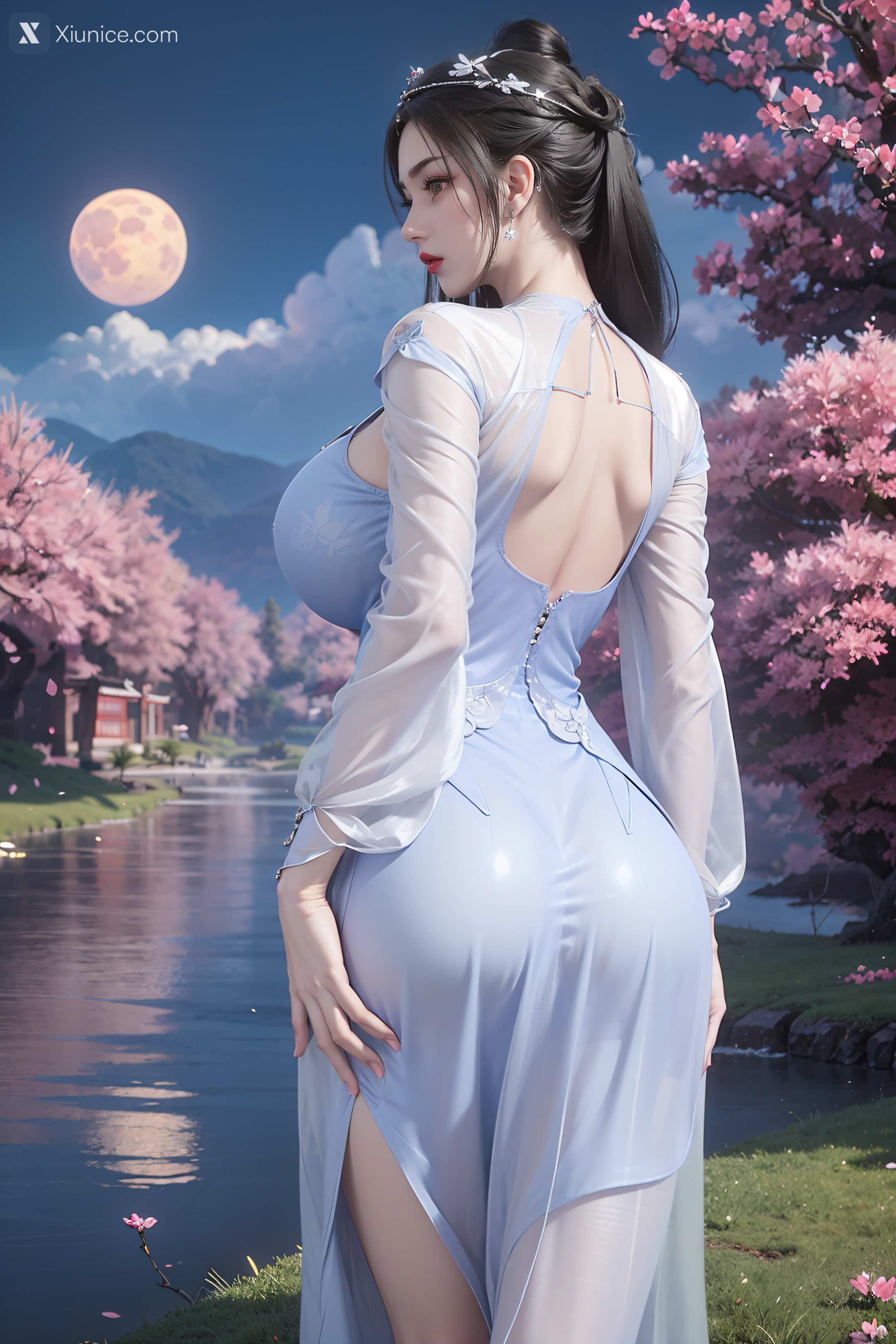 AI Girl Xiunice.com 仙逆 李慕婉 李慕婉 薄纱 58
