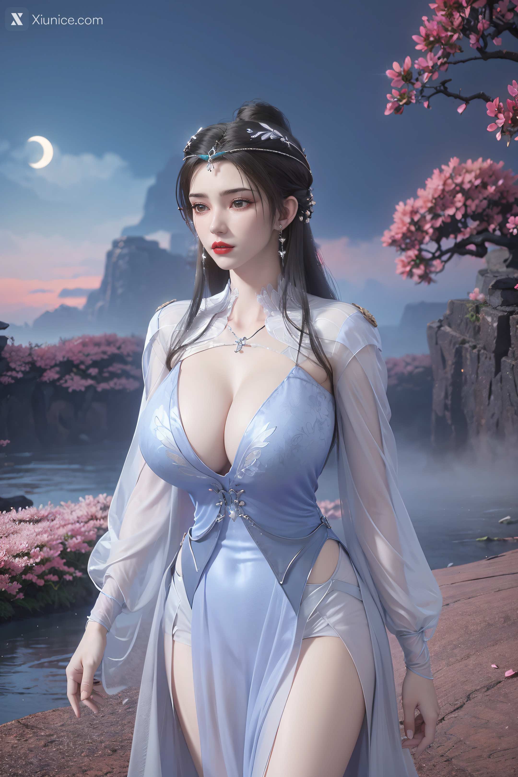 AI Girl Xiunice.com 仙逆 李慕婉 李慕婉 薄纱 8