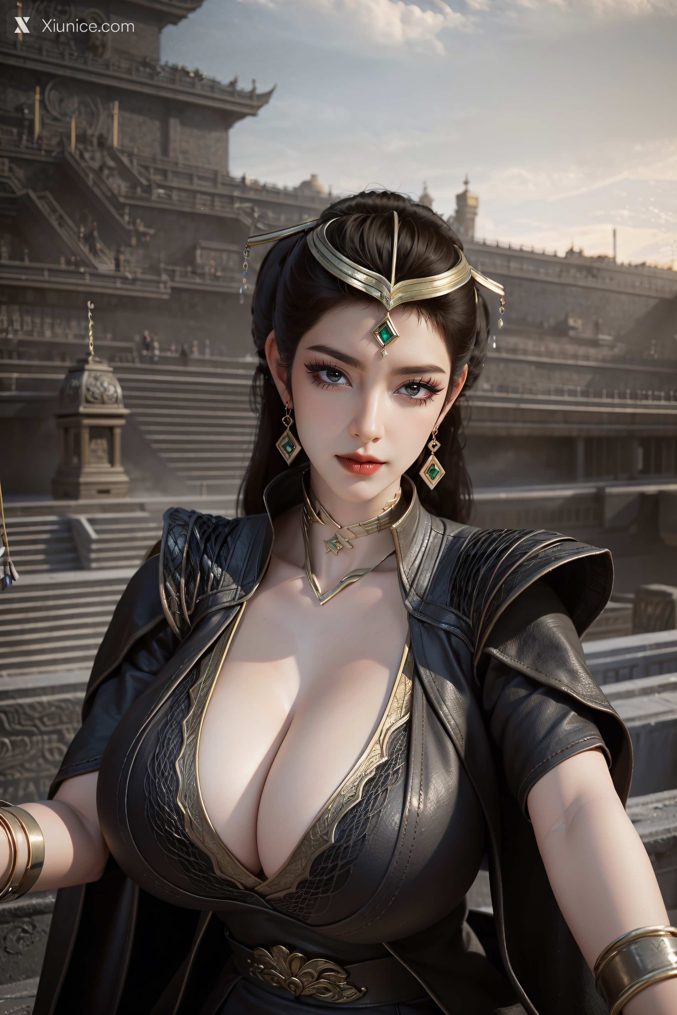 AI Girl Xiunice.com 凡人修仙传 温夫人 48